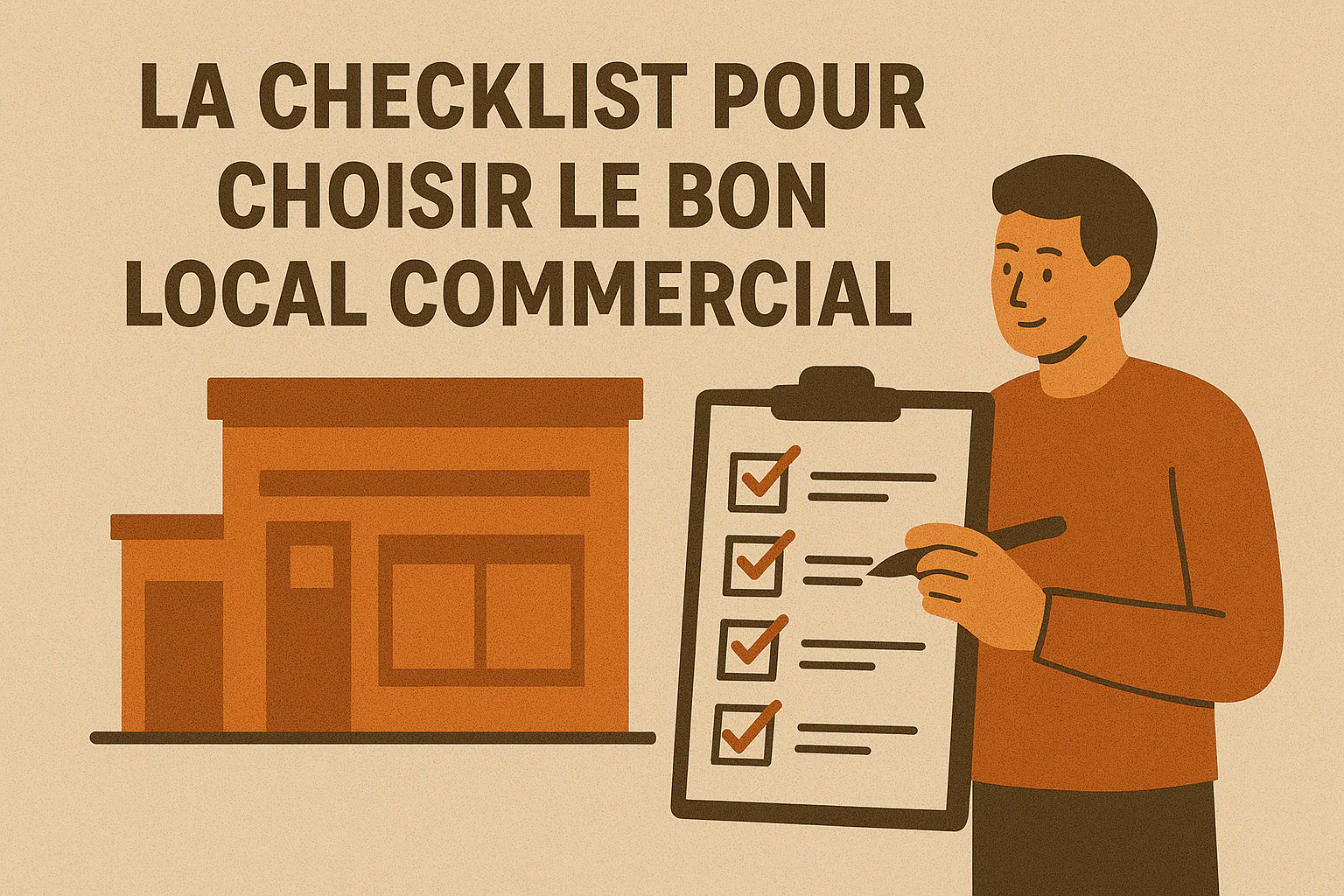 Checklist pour choisir un bon local commercial Notre checklist pour choisir le bon local commercial