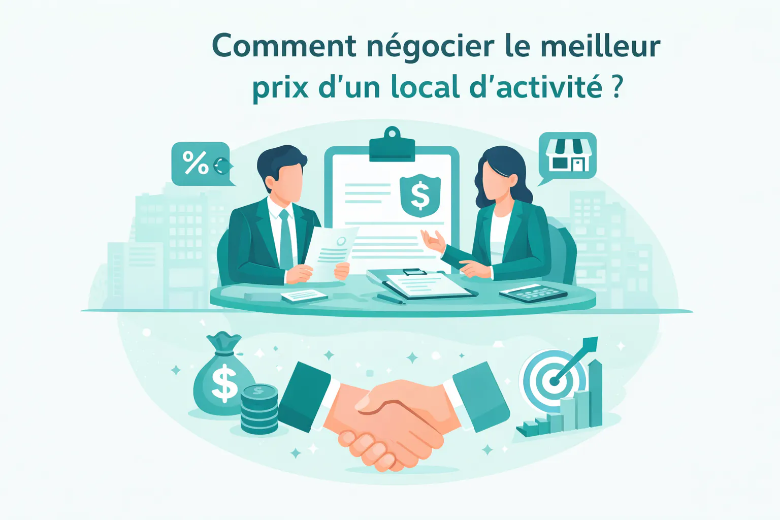 Négocier un meilleur prix pour votre local d'activité Comment négocier le meilleur prix d'un local d'activité ?