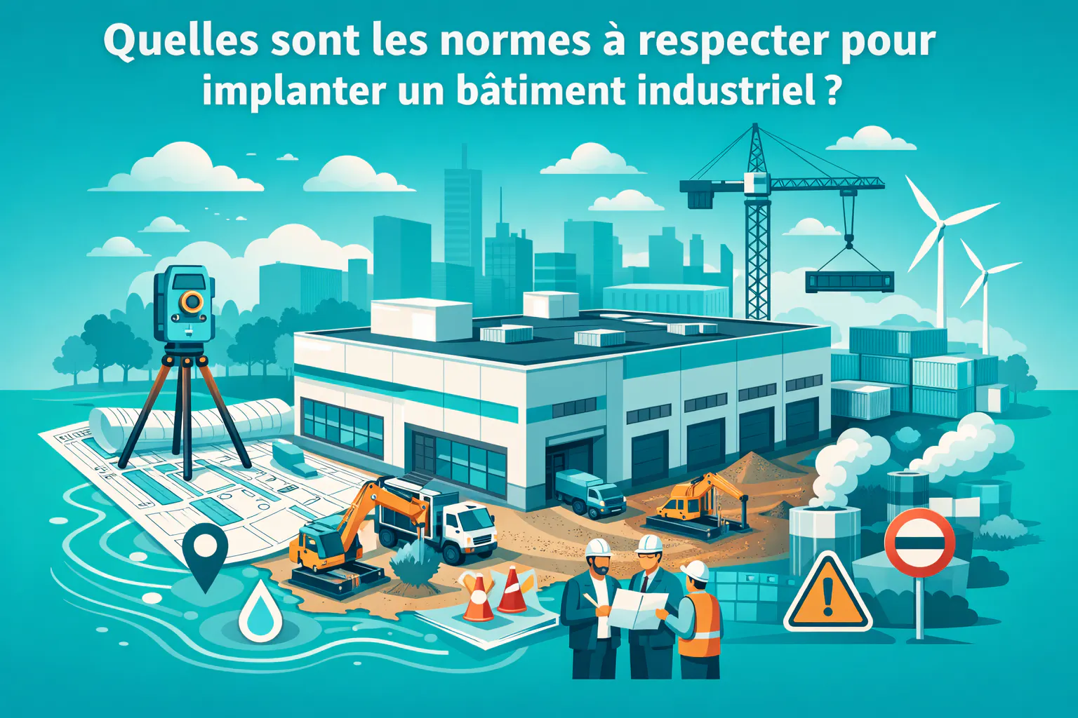 Les normes à respecter pour l'implantation d'un bâtiment industriel Quelles sont les normes à respecter pour implanter un bâtiment industriel ?