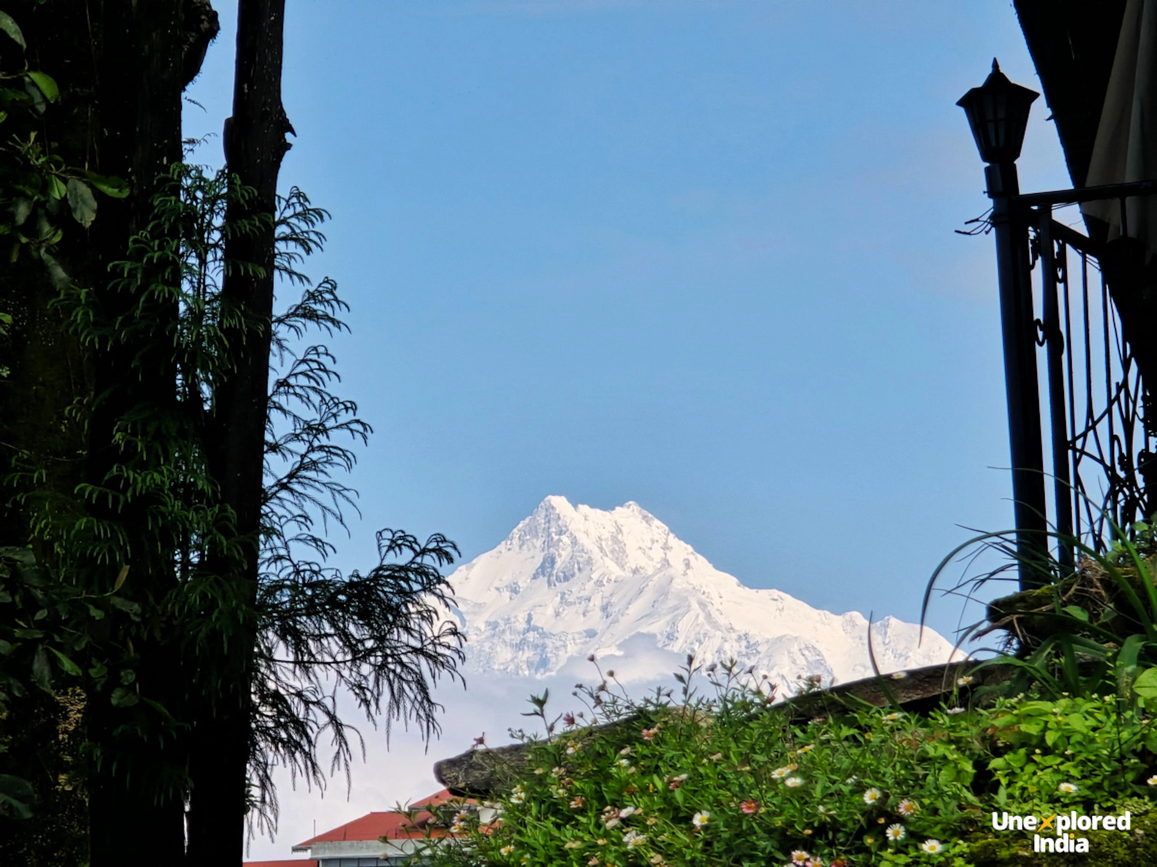Mount Kanchenjunga view from Gangtok Sikkim