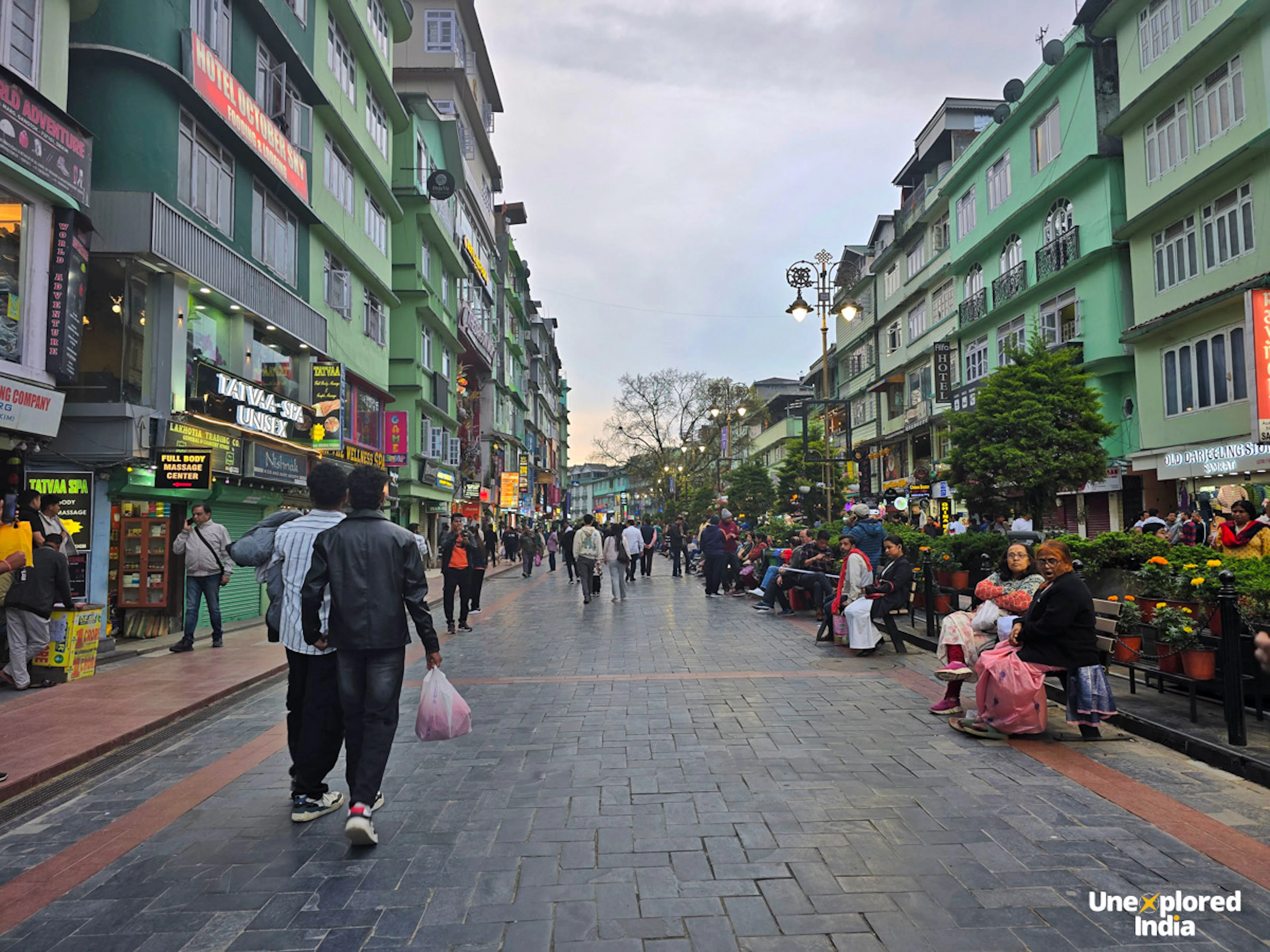 MG road, Gangtok city
