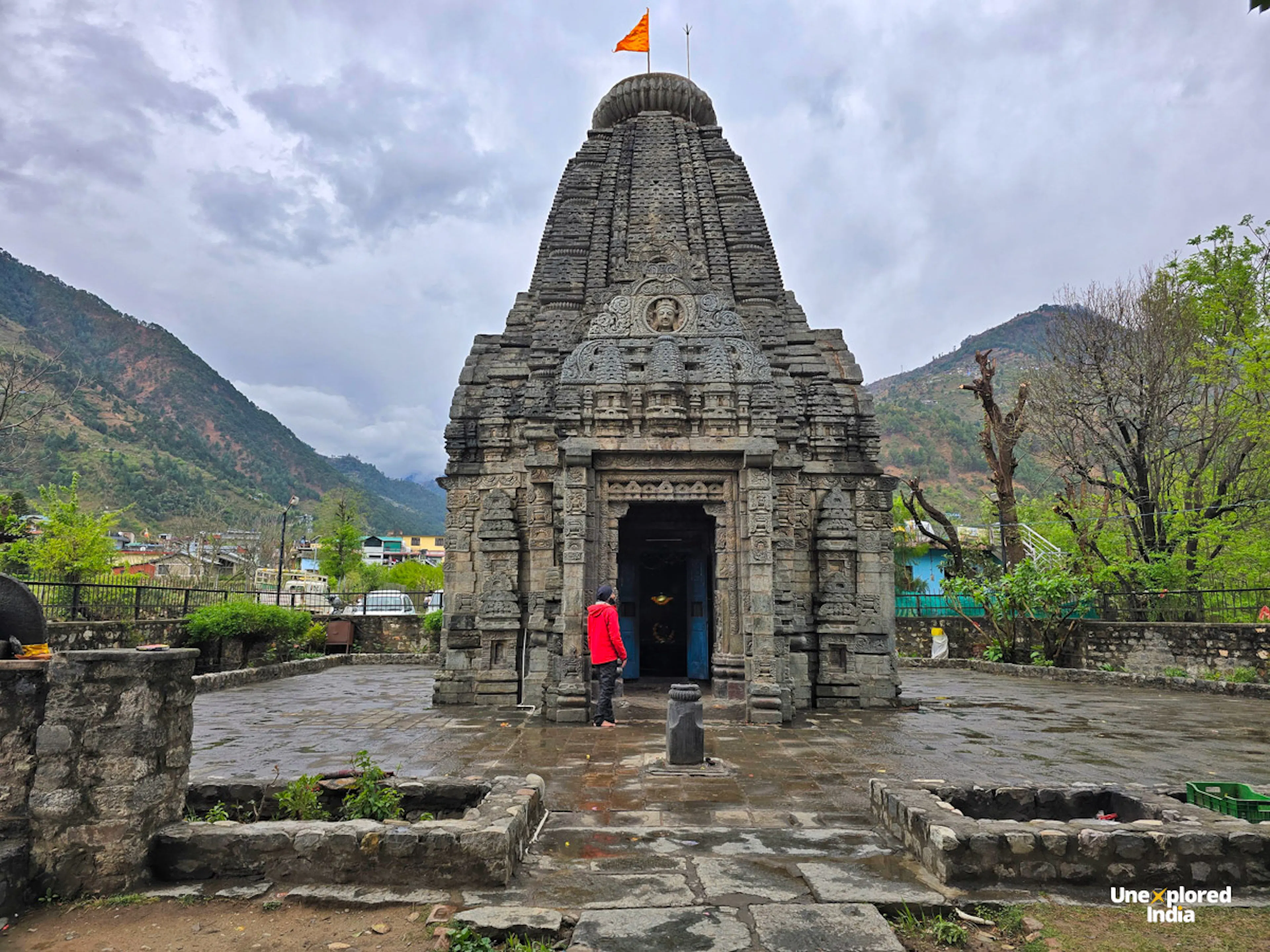 Dasheshwar Mahadev, an ancient stone Himachal Pradesh temple in Nagara style on the Beas River