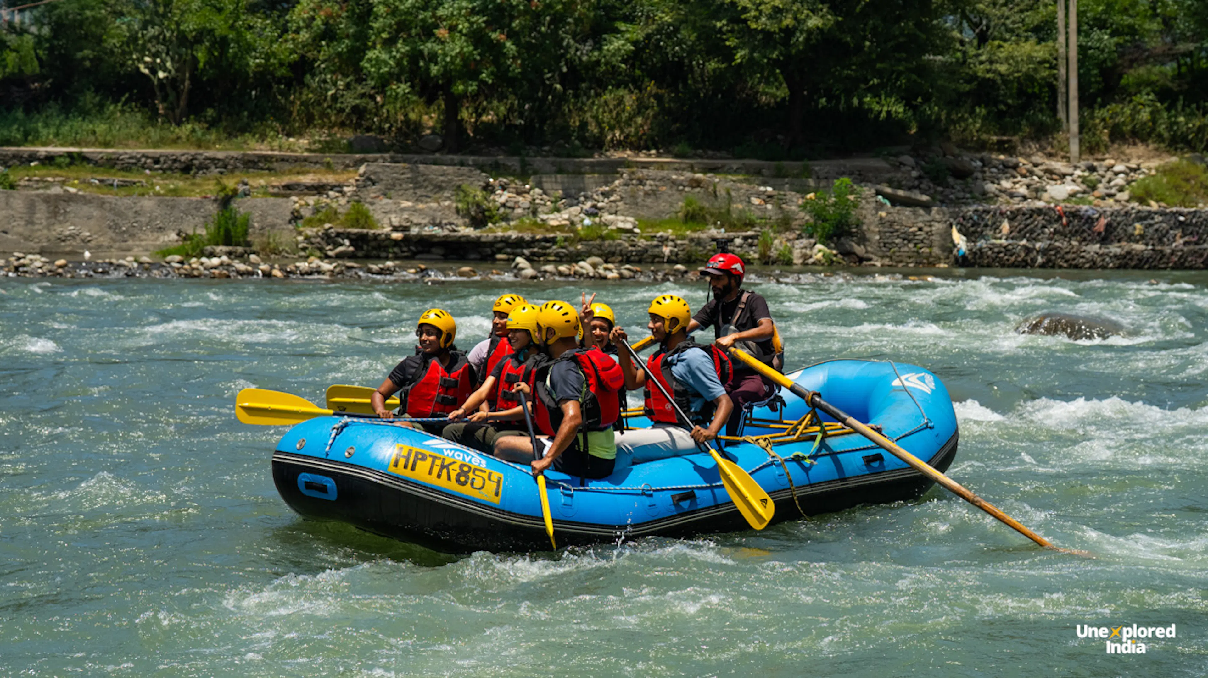 Rafting in Kullu on the Beas River, Himachal Pradesh
