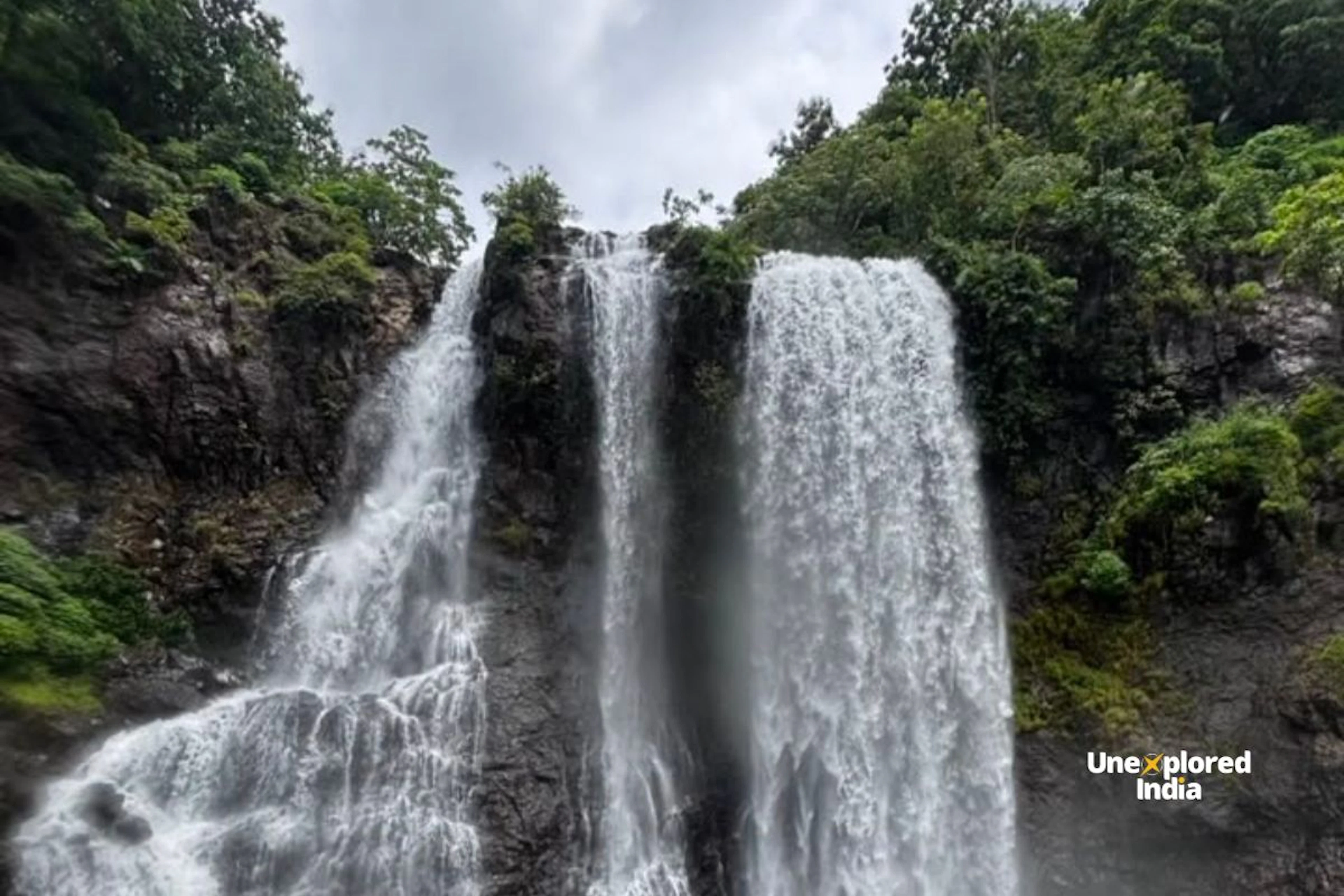 Konkan waterfalls — monsoon-fed falls amidst lush forested cliffs