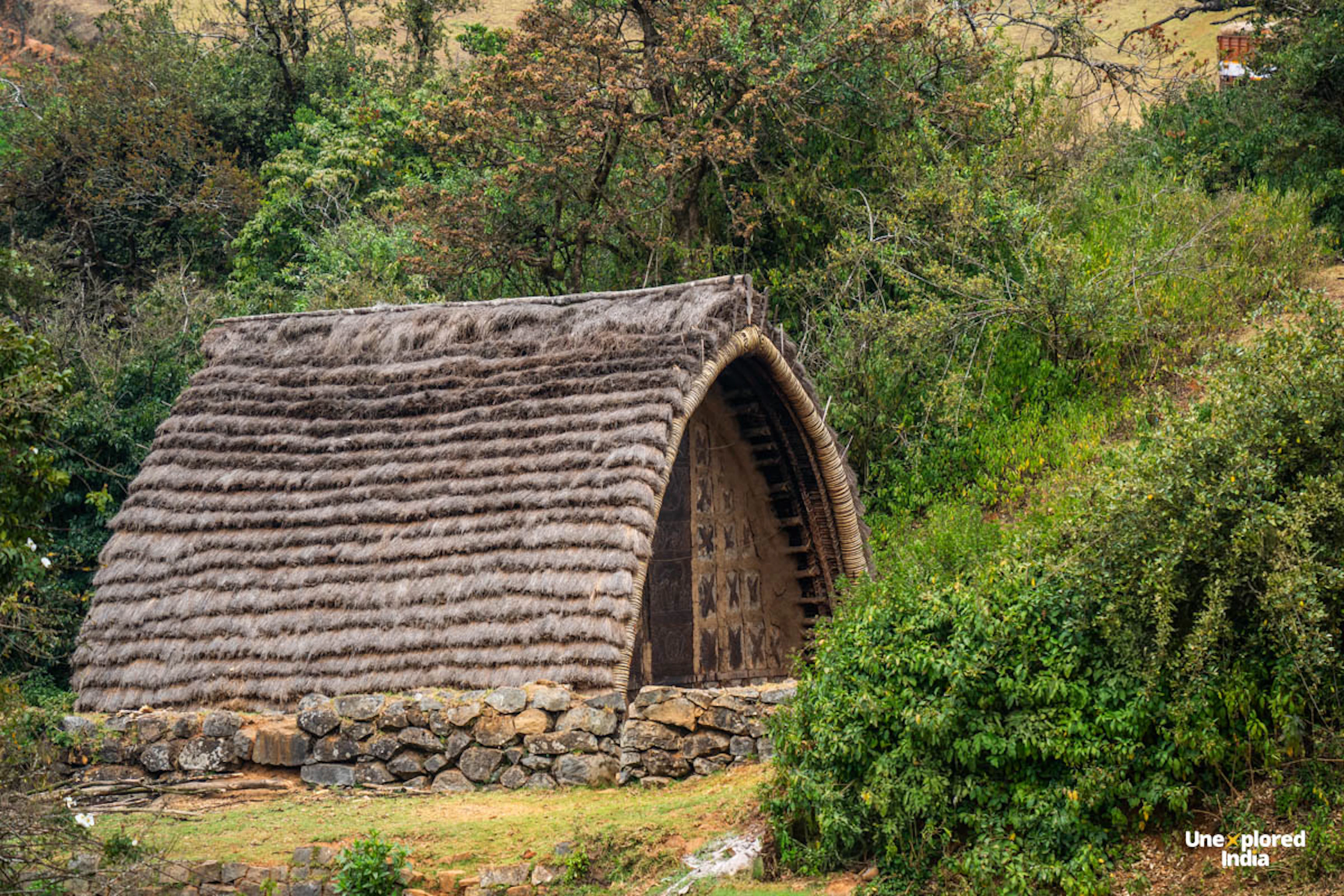 A Toda Tribe Temple. Nilgiris culture. Tribes of the Nilgiris
