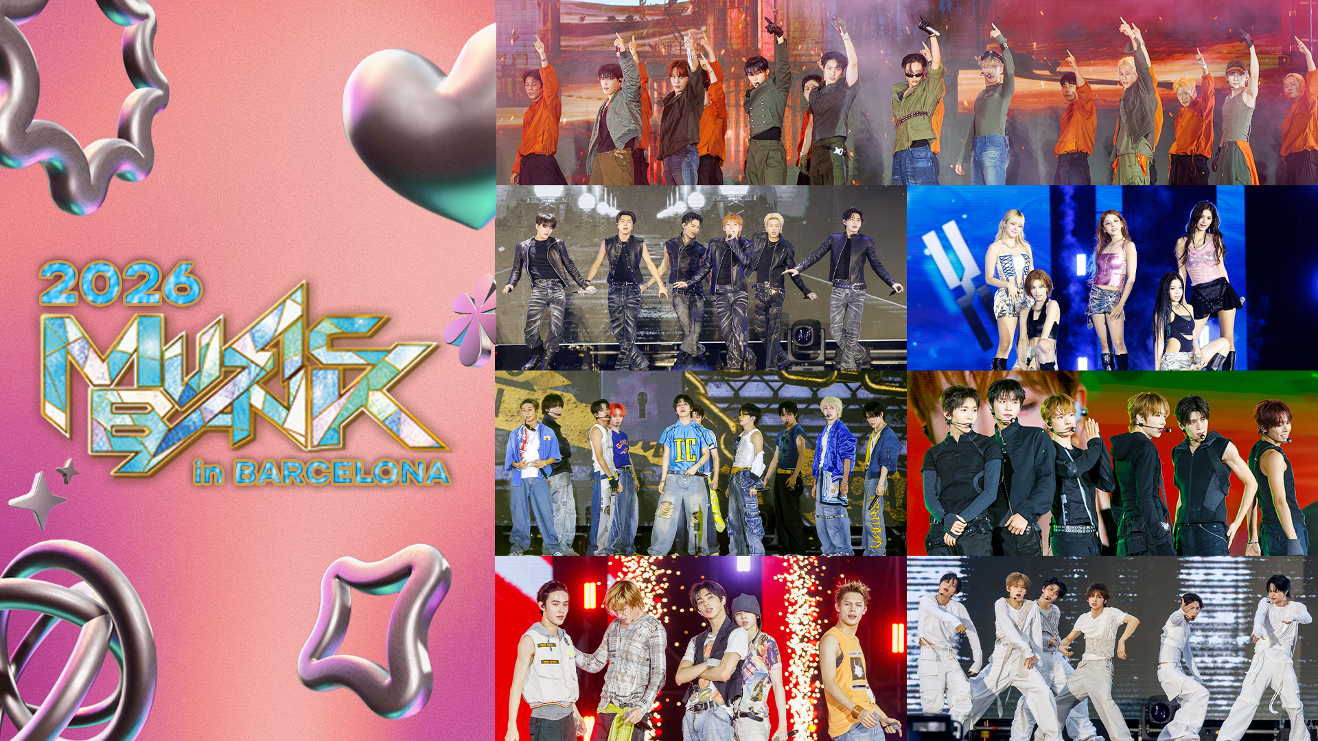 ATEEZ、ENHYPEN、NMIXXら出演！ヨーロッパ最大級のK-POPフェス『2026 MUSIC BANK in BARCELONA』をU-NEXT独占で配信決定！