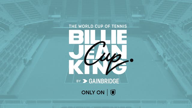 女子テニスのワールドカップ『ビリー・ジーン・キング・カップ by Gainbridge 2025 ファイナル予選 グループA(カナダ/ルーマニア/日本)』をU-NEXTで独占ライブ配信決定