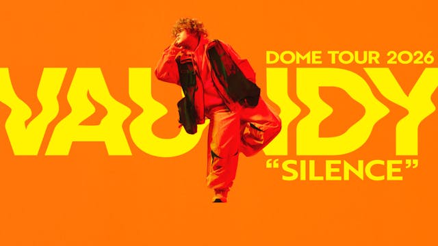 Vaundyからメッセージが到着!「Vaundy DOME TOUR 2026 "SILENCE"」いよいよ来週U-NEXTにて独占ライブ配信!SNSでの冒頭無料配信決定!