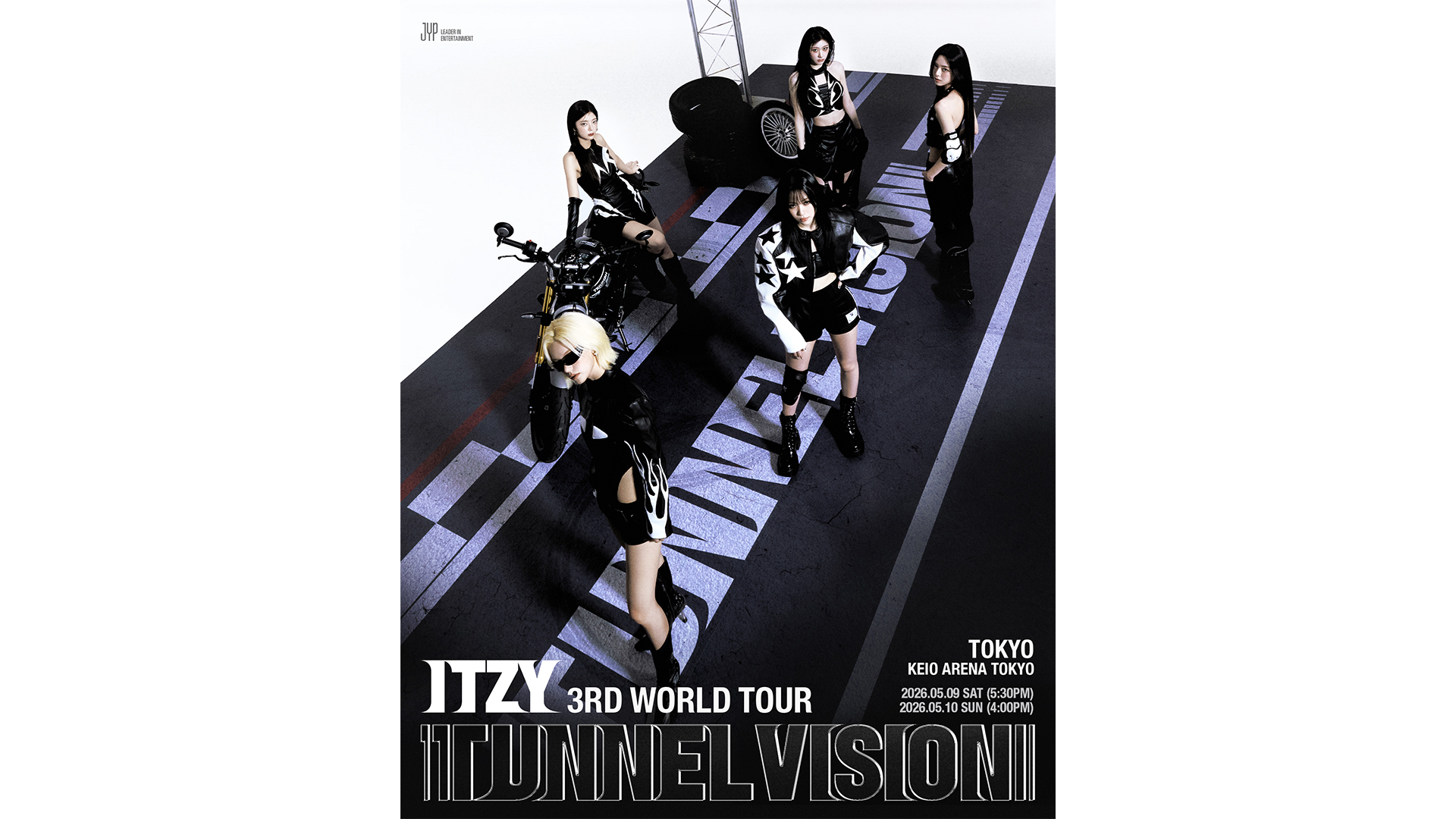 ITZY2年ぶりの日本公演！『ITZY 3RD WORLD TOUR <TUNNEL VISION>in JAPAN』をU-NEXTにて独占生配信！