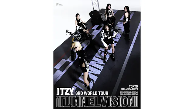 ITZY2年ぶりの日本公演!『ITZY 3RD WORLD TOUR <TUNNEL VISION>in JAPAN』をU-NEXTにて独占生配信!