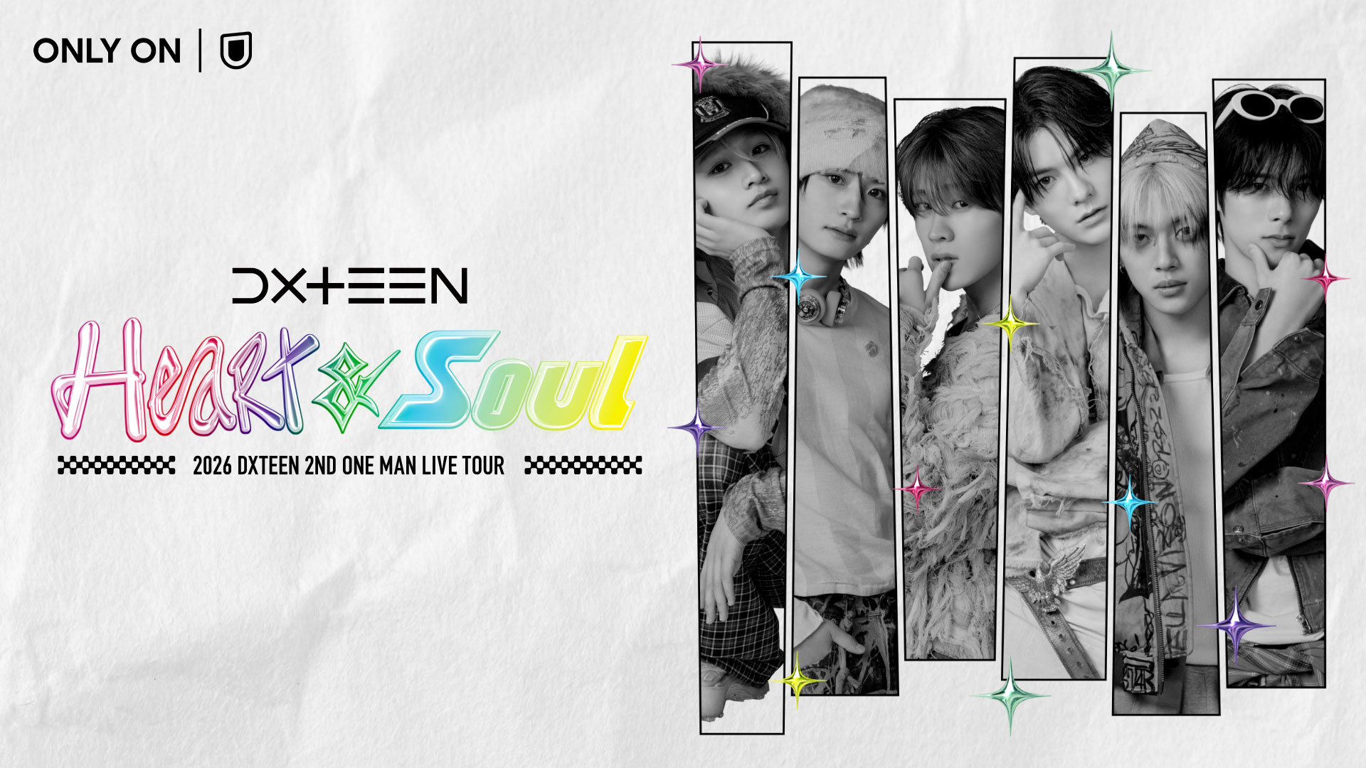 DXTEENの全公演SOLD OUTとなった2ndワンマンツアーをU-NEXTにて独占生配信決定！