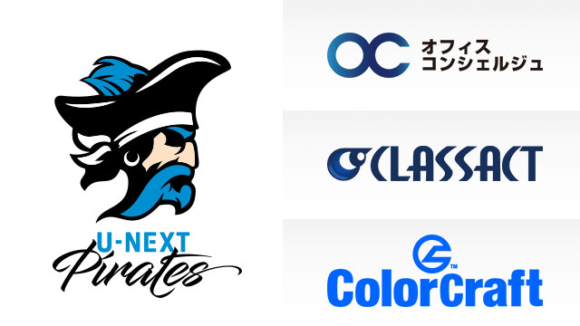 プロ麻雀リーグ「Mリーグ」に参戦するU-NEXT Piratesのオフィシャルスポンサーに「オフィスコンシェルジュ」「クラスアクト」「カラークラフト」が決定！