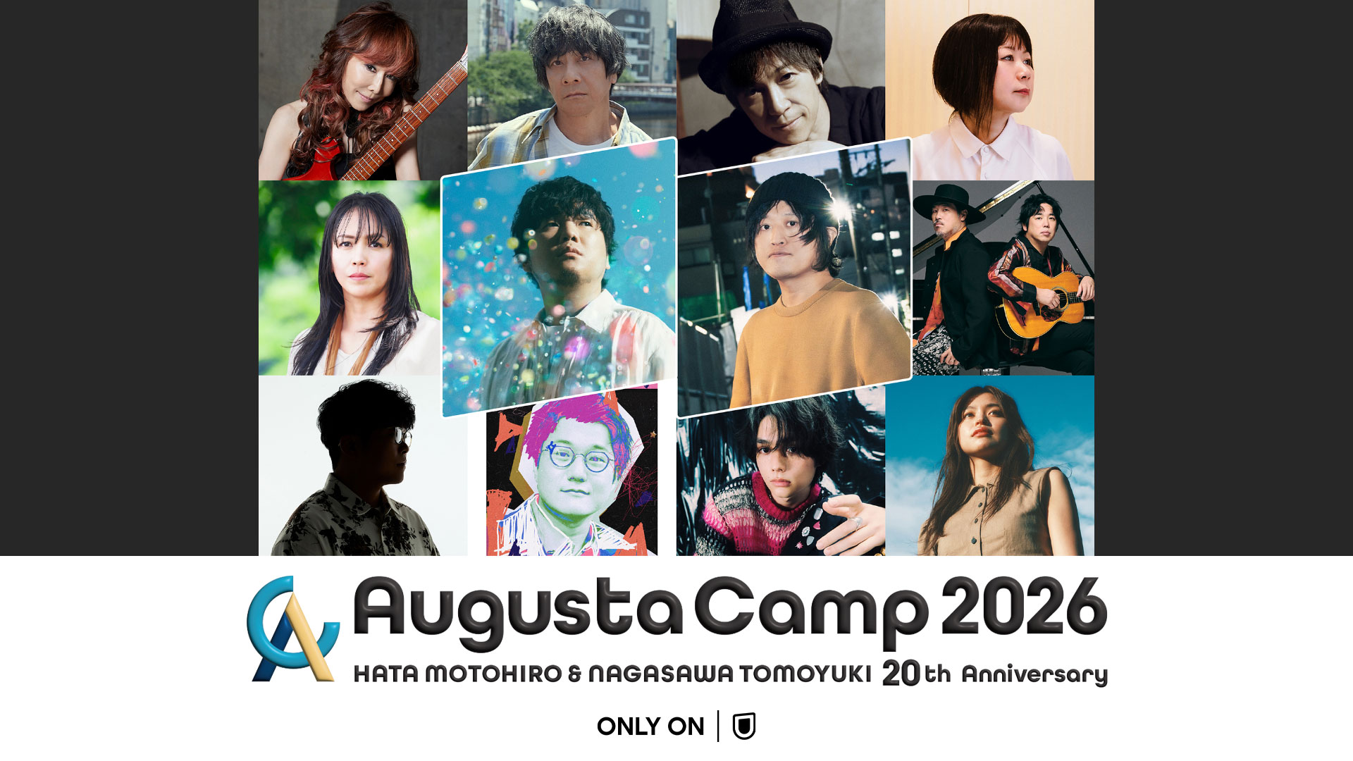 秦 基博・長澤知之デビュー20周年記念の「Augusta Camp 2026」をU-NEXT