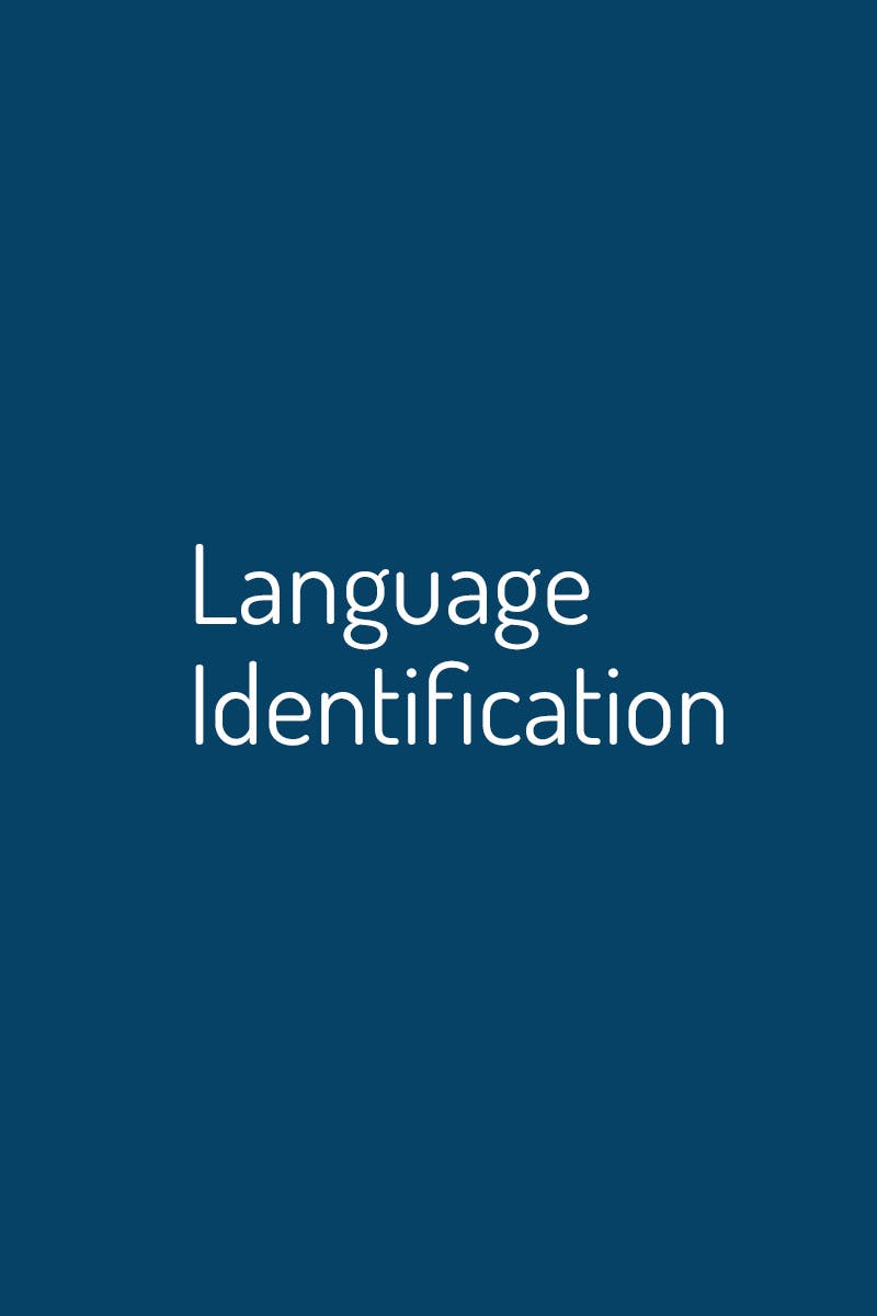 Language Identification
