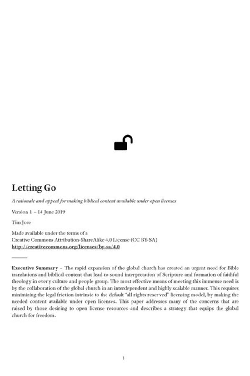 Letting Go