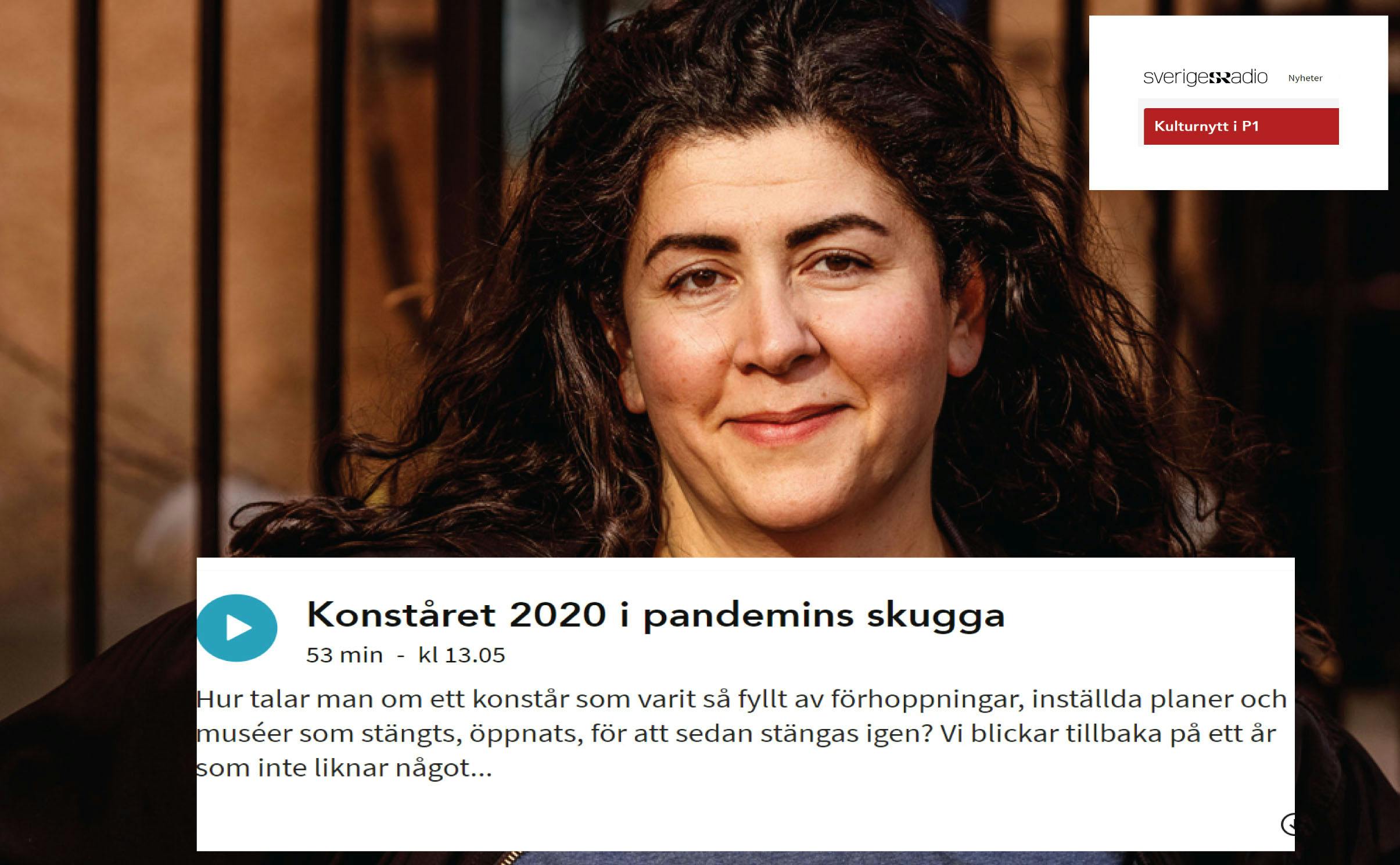 Farnaz Arbabi intervjuas i SR P1 Kultur Unga Klara