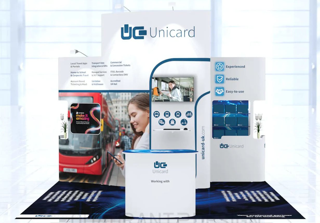 Unicard exhibition stand