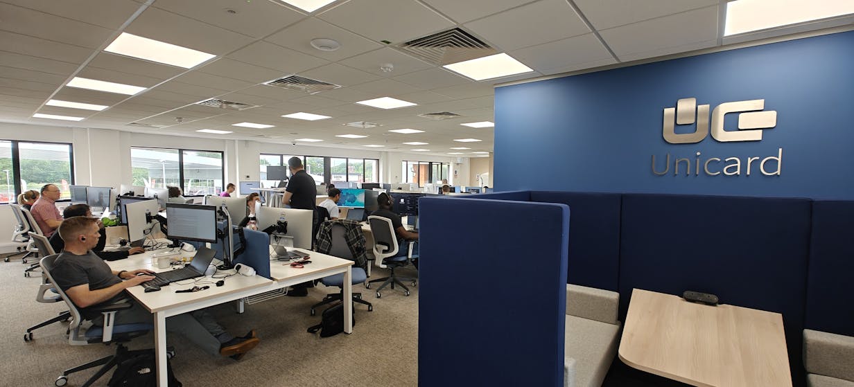 Unicard office at Holes Bay House