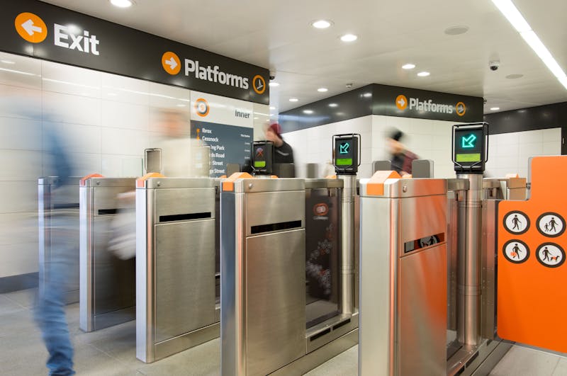 An SPT Ticket Gate