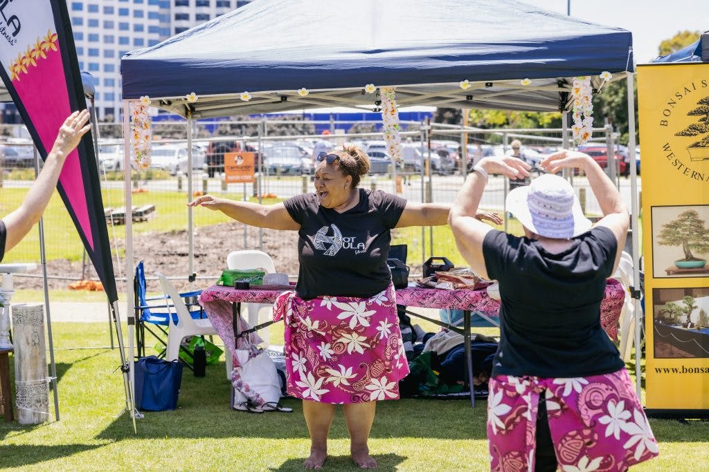 Seniors participate in healthy ageing through activity with Hot Hula