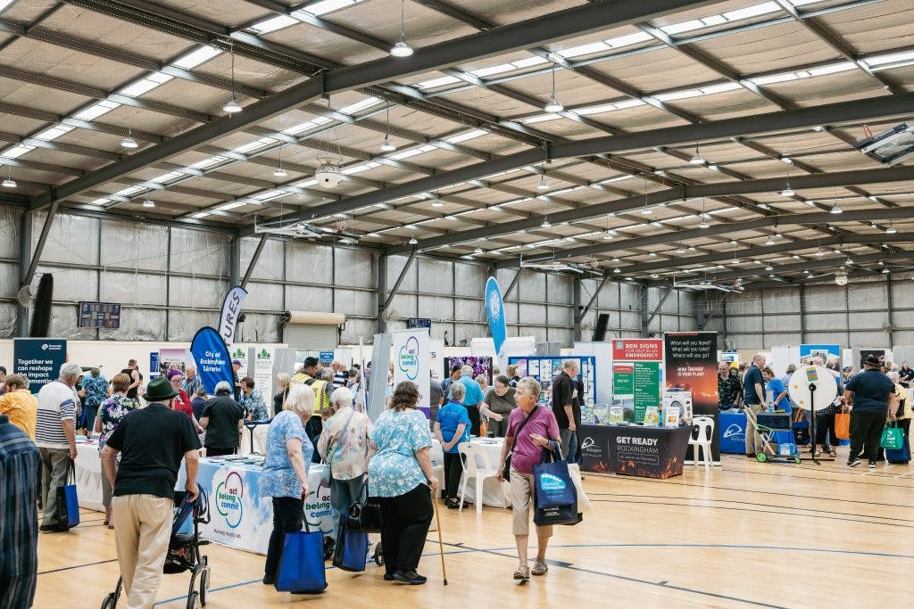 Seniors explore healthy ageing and independent living information at Rockingham Seniors and Carers Expo 2023