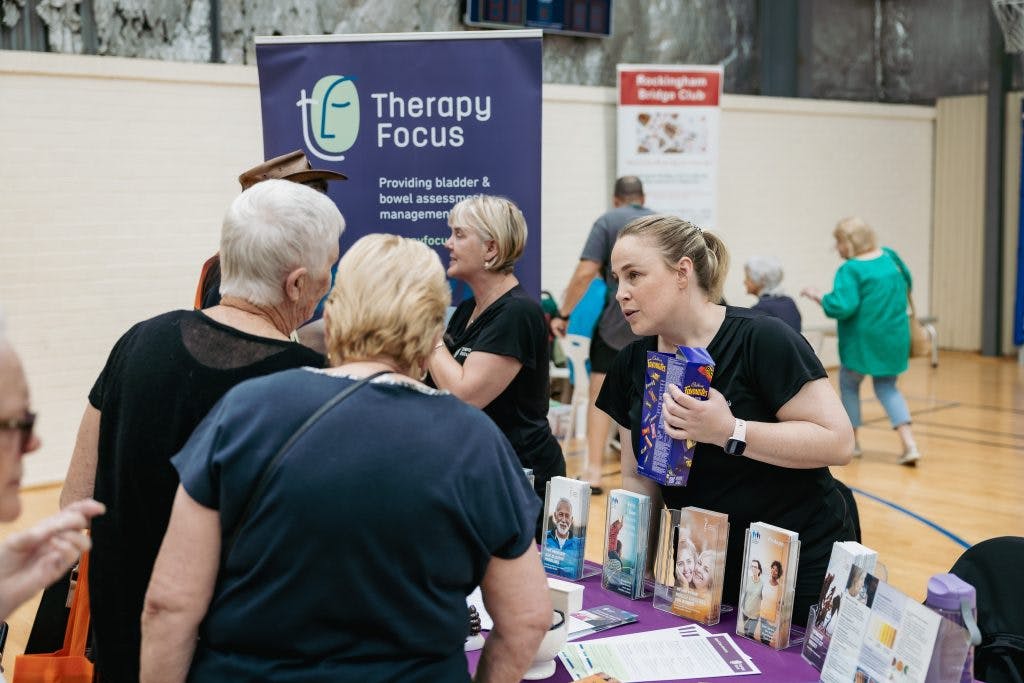 Therapy Focus Display at Rockingham Seniors and Carers Expo 2023
