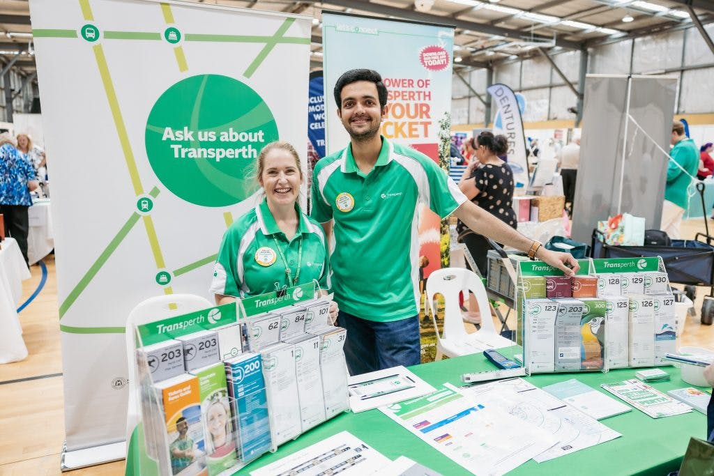Transperth display at Rockingham Seniors and Carers Expo 2023