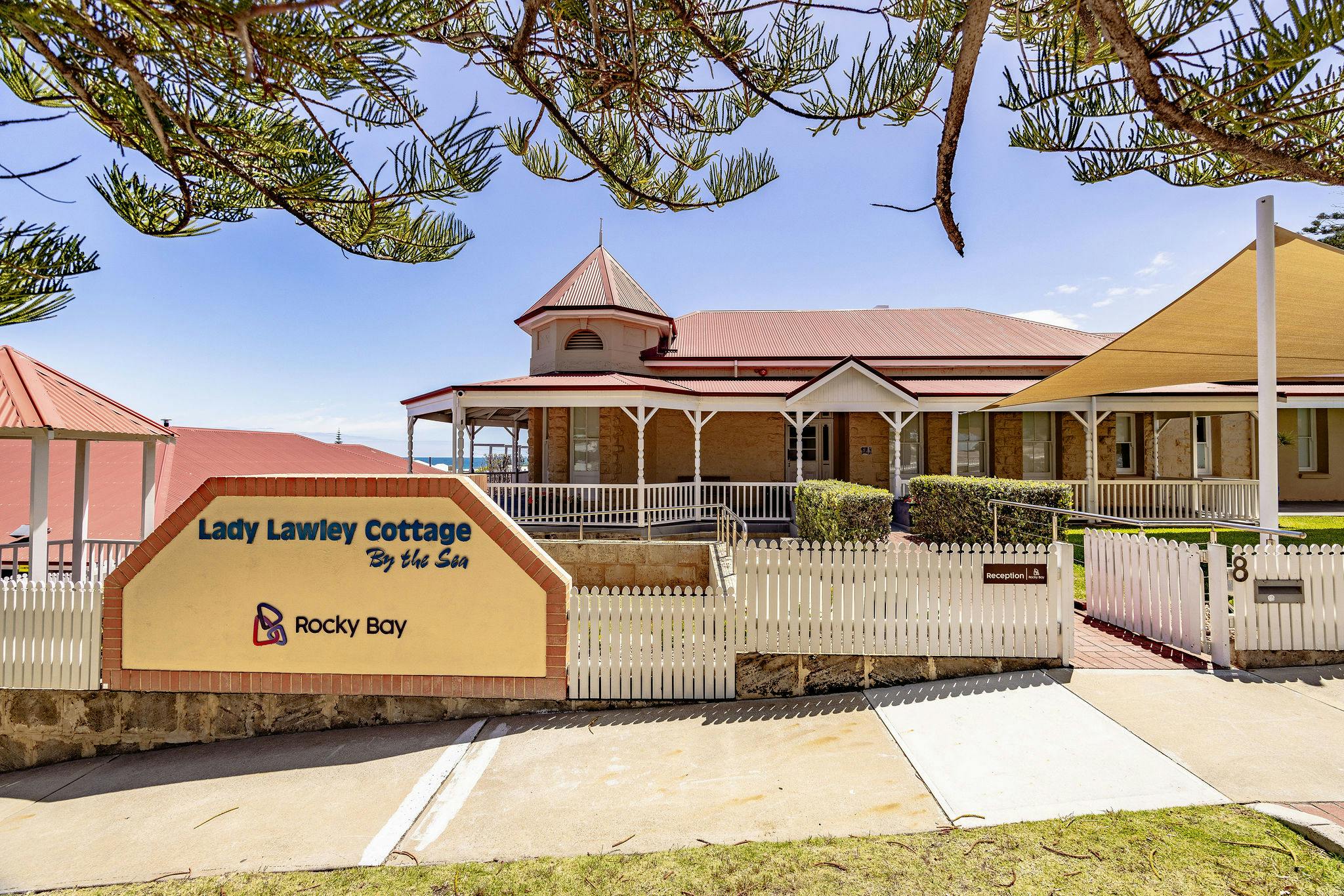 Rocky Bay Lady Lawley Cottage Signage
