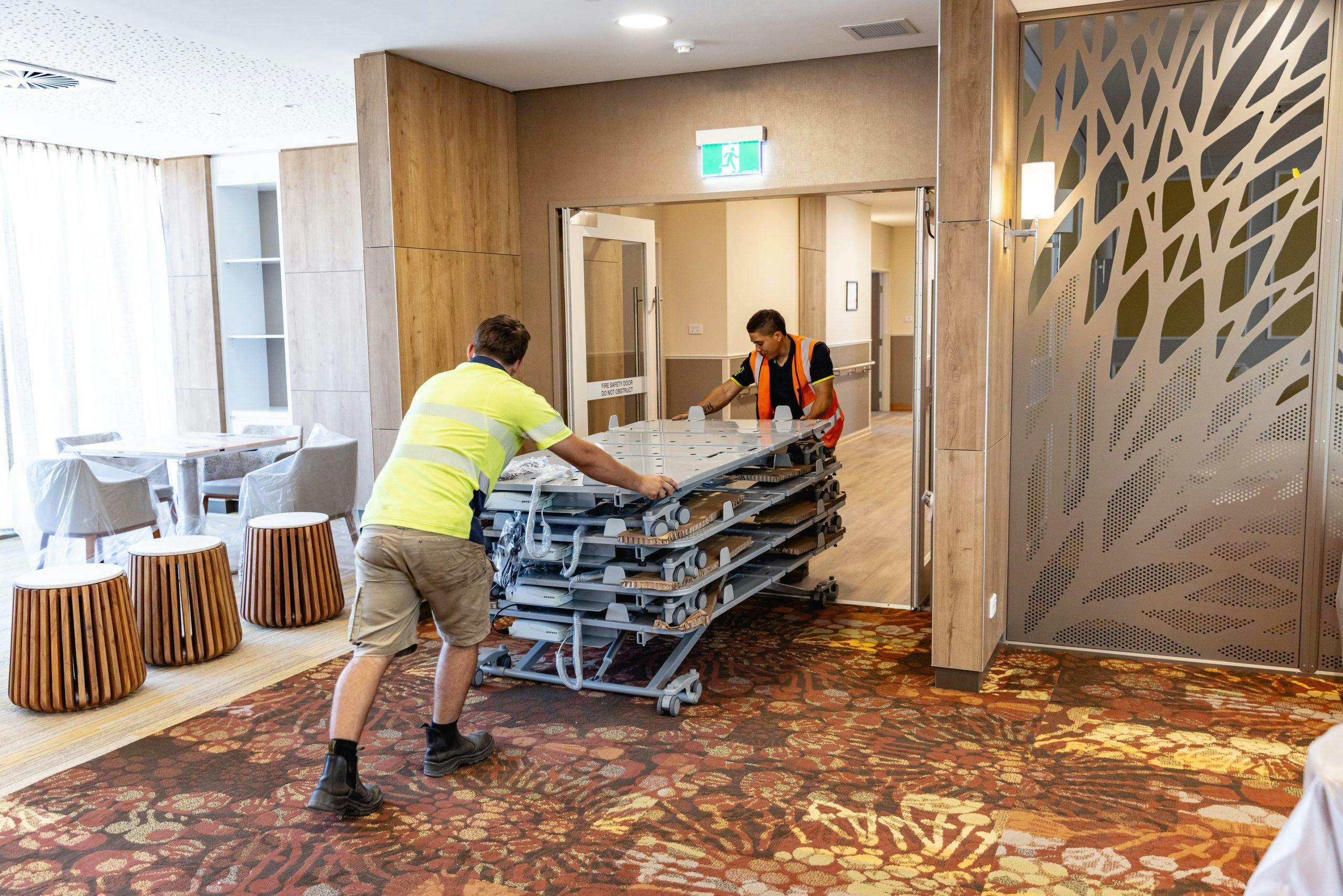 Unicare Health installs aged care beds and bedroom equipment for Middle Swan Residential Care fit-out