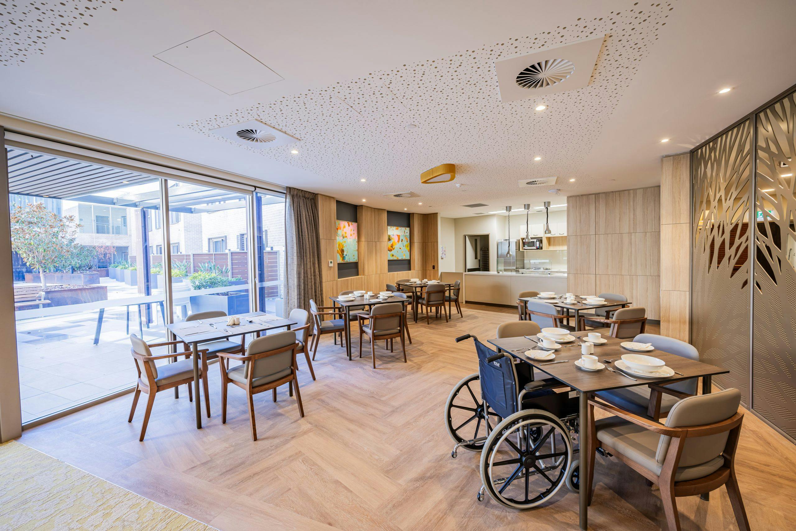 Middle Swan Residential Care dining area