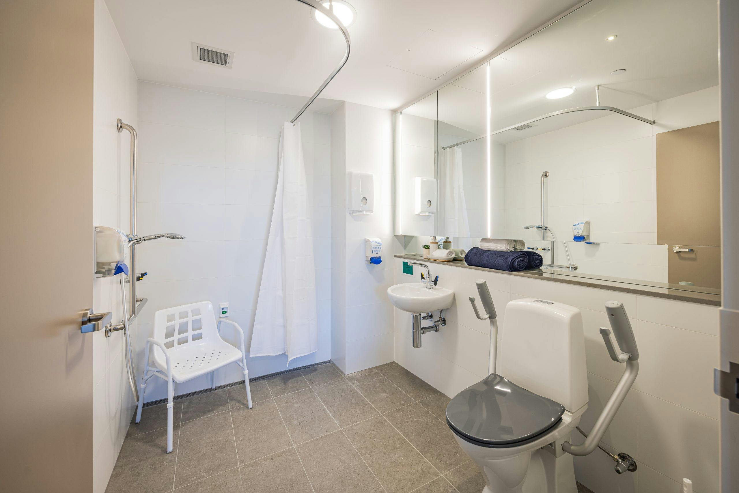 Middle Swan Residential Care aged care bathroom equipment fit-out