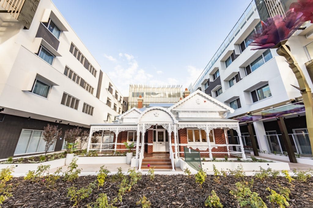 Rosewood West Perth Residential Aged Care entrance building