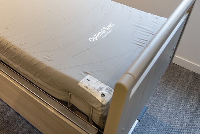 Optimal 5zon pressure care mattress installed by Unicare Health for Rosewood Aged Care fit-out