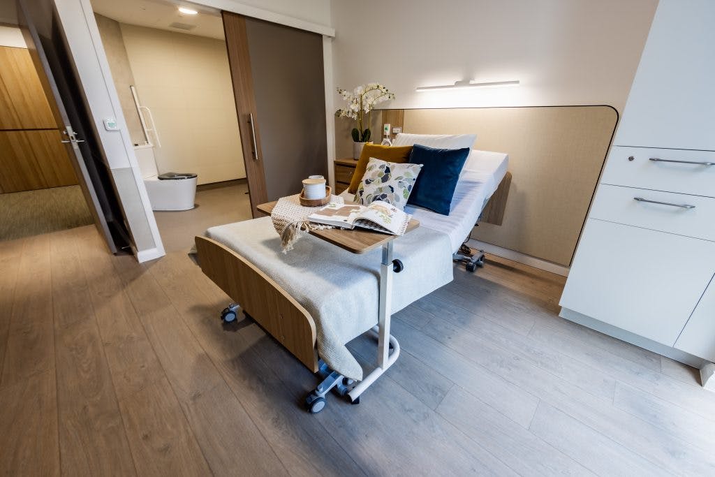 Xcel floorline bed equipment fit-out at Brightwater Inglewood by Unicare Health