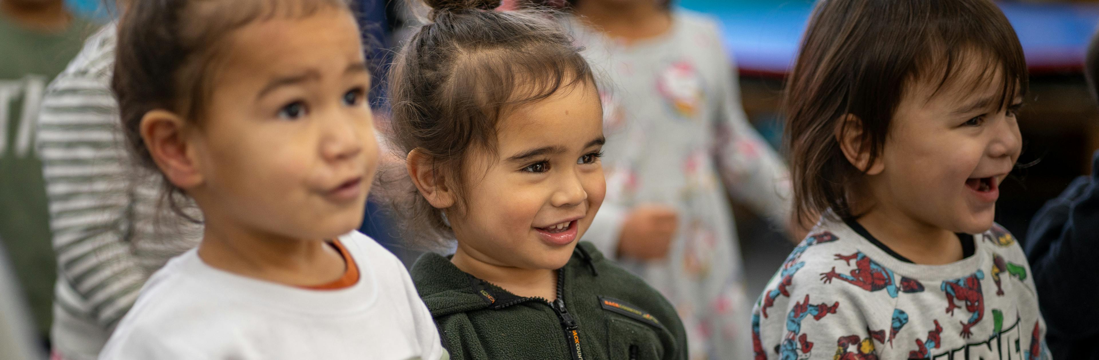 Resource Hub for tamariki and rangatahi in New Zealand - three young smiling children