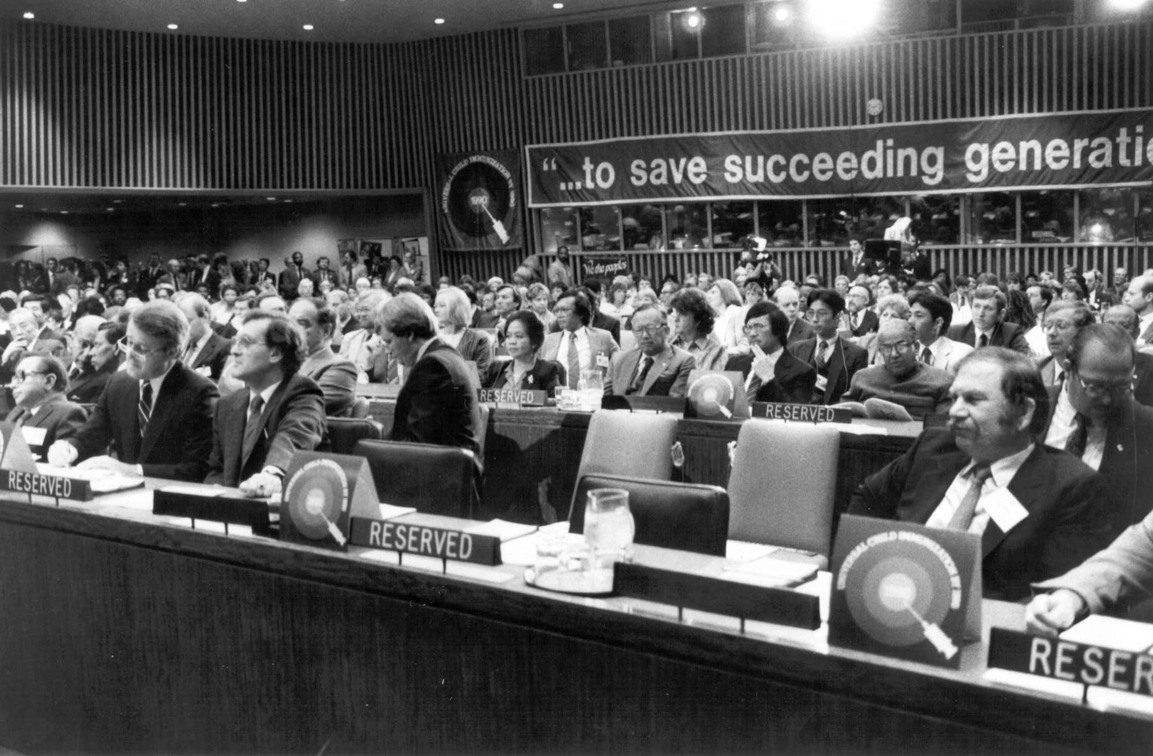Conference at the Universal Child Immunization (UCI) held in 1990
