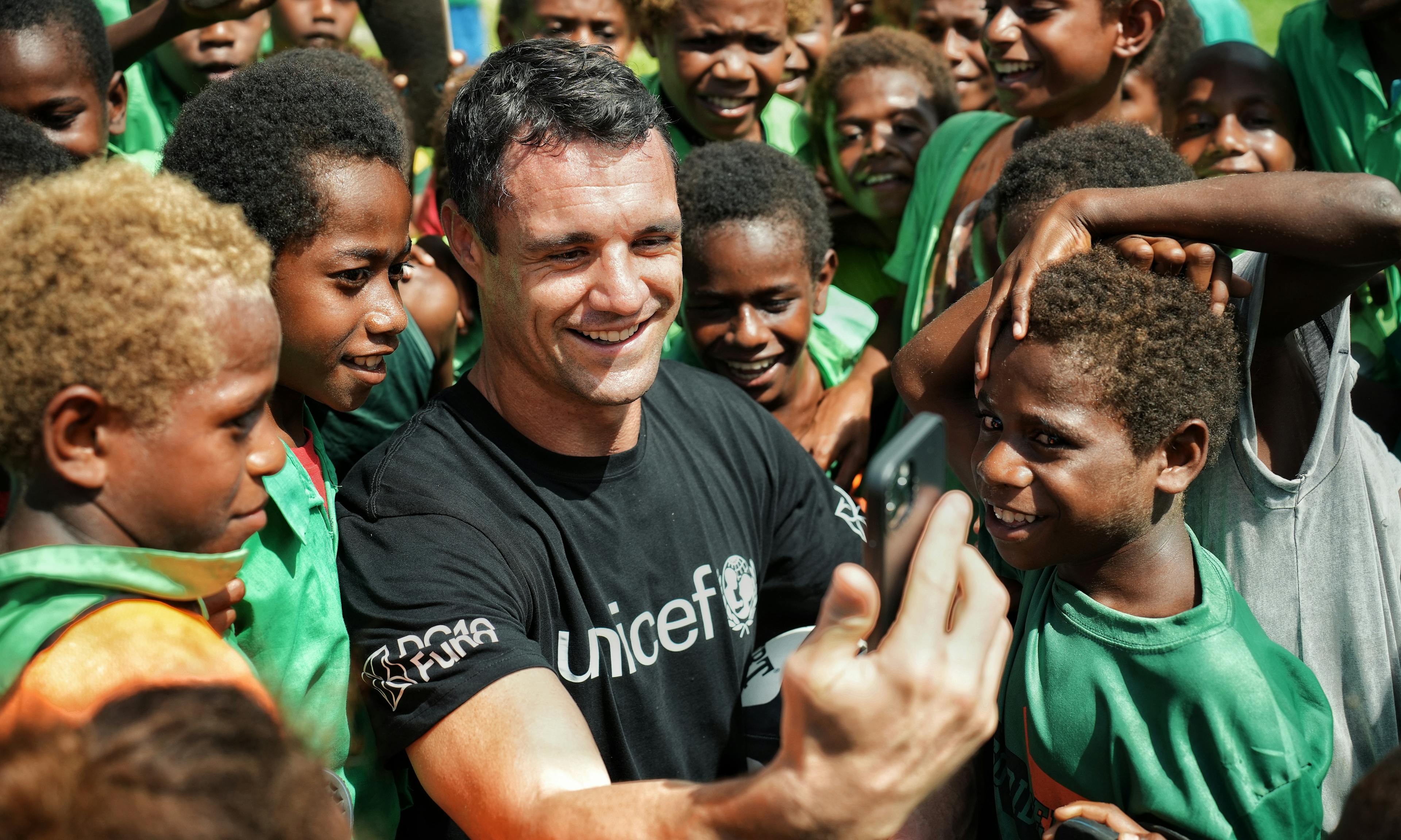 Meet Dan Carter, an official UNICEF Aotearoa Ambassador.