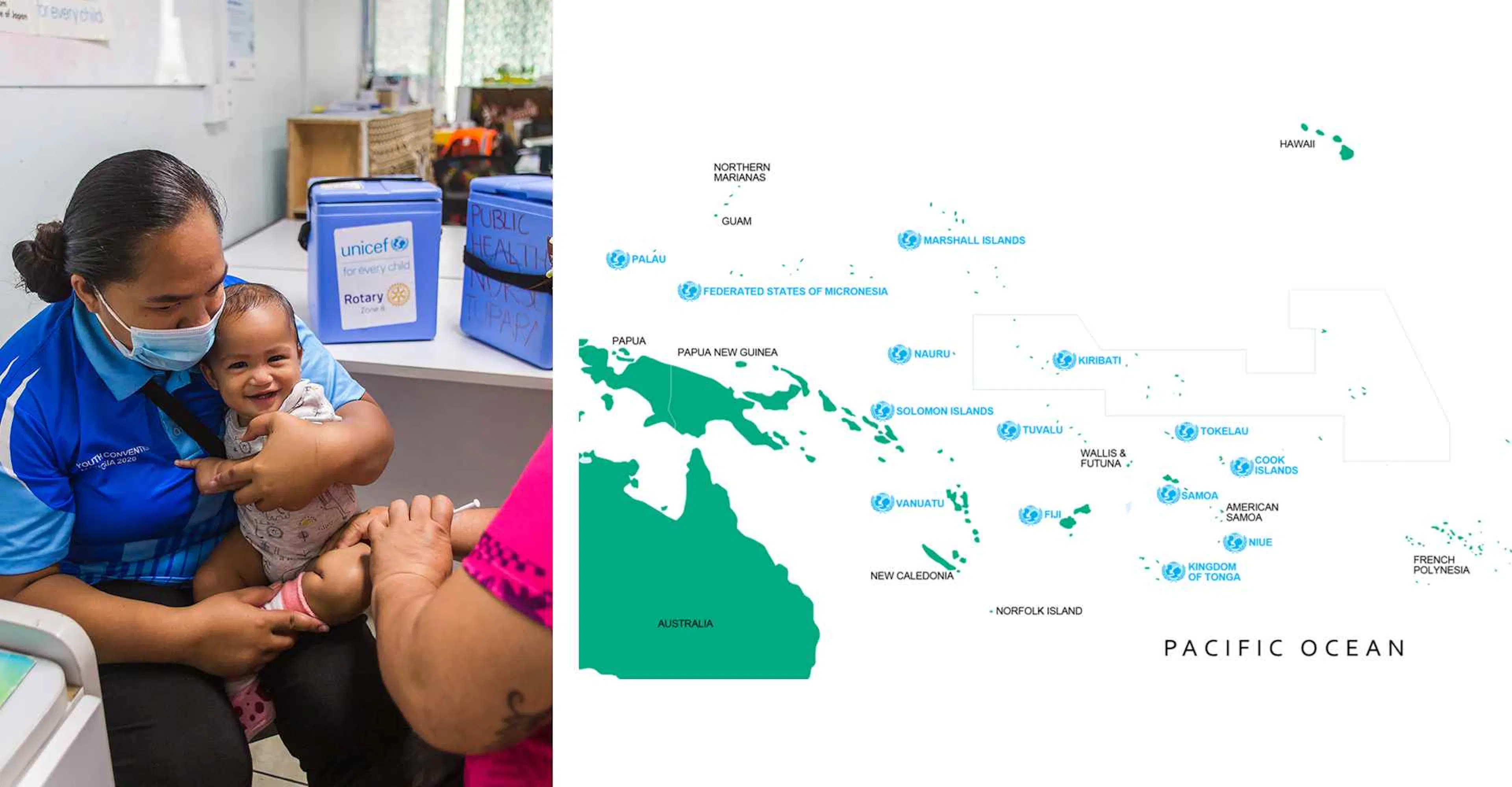 Life-saving vaccines for the Pacific | UNICEF Aotearoa