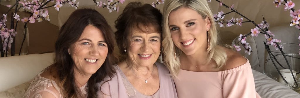 Gemma McCaw with her mother and grandmother, sharing special moments and wisdom in motherhood.