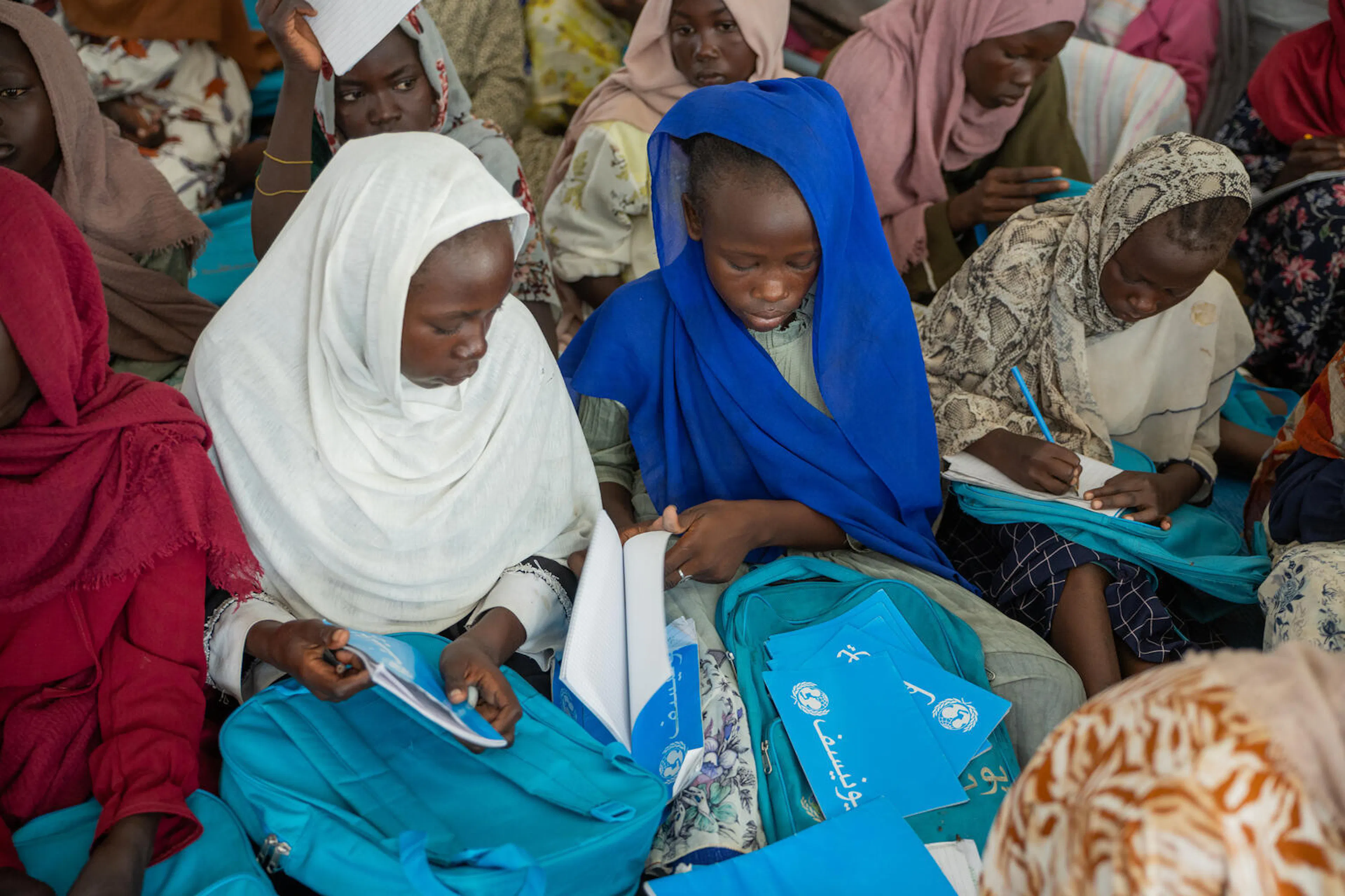 14 year old Mariam is back to learning in Sudan thanks to UNICEF