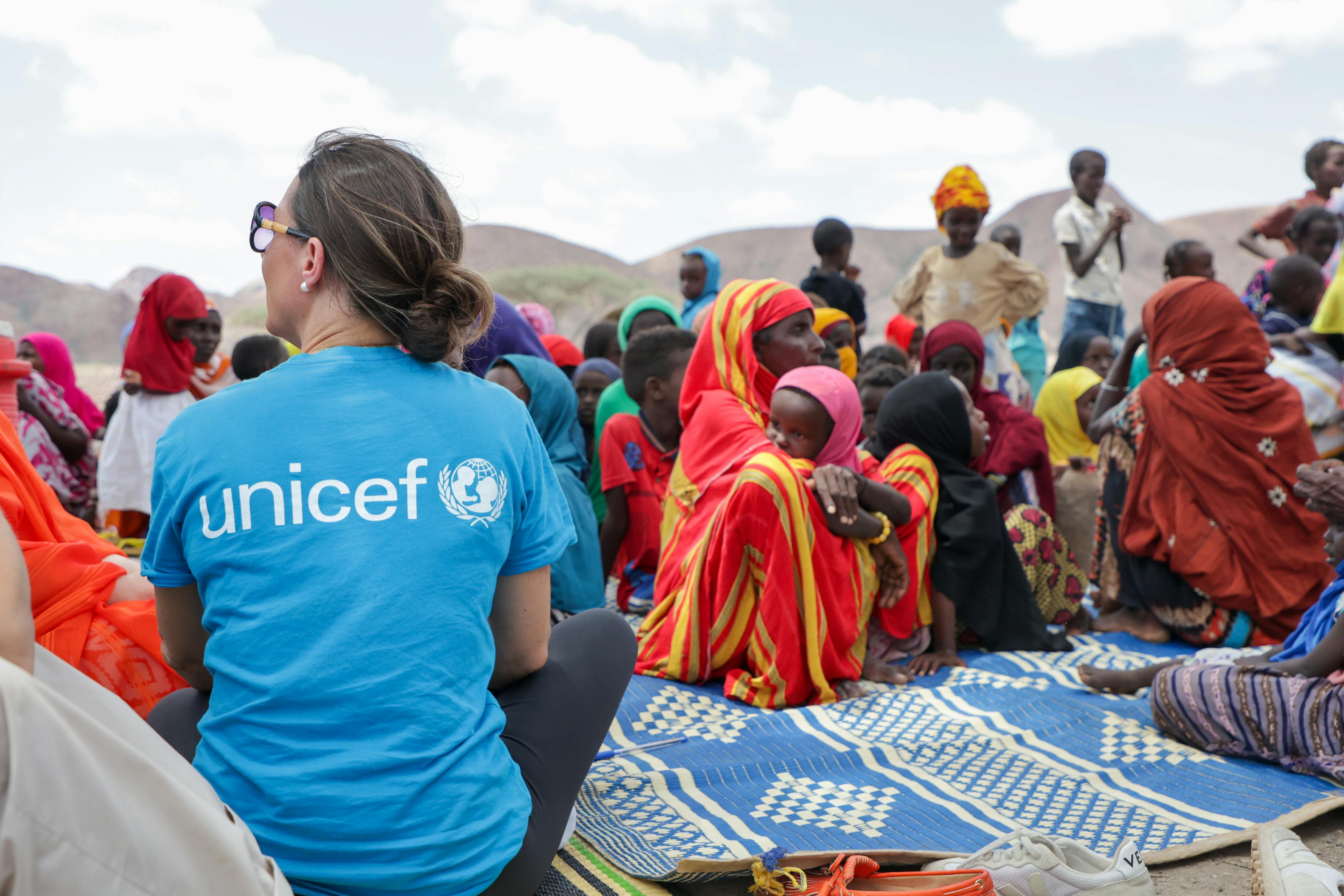 UNICEF Aotearoa's CEO, Michelle Sharp, visiting the community in Obock