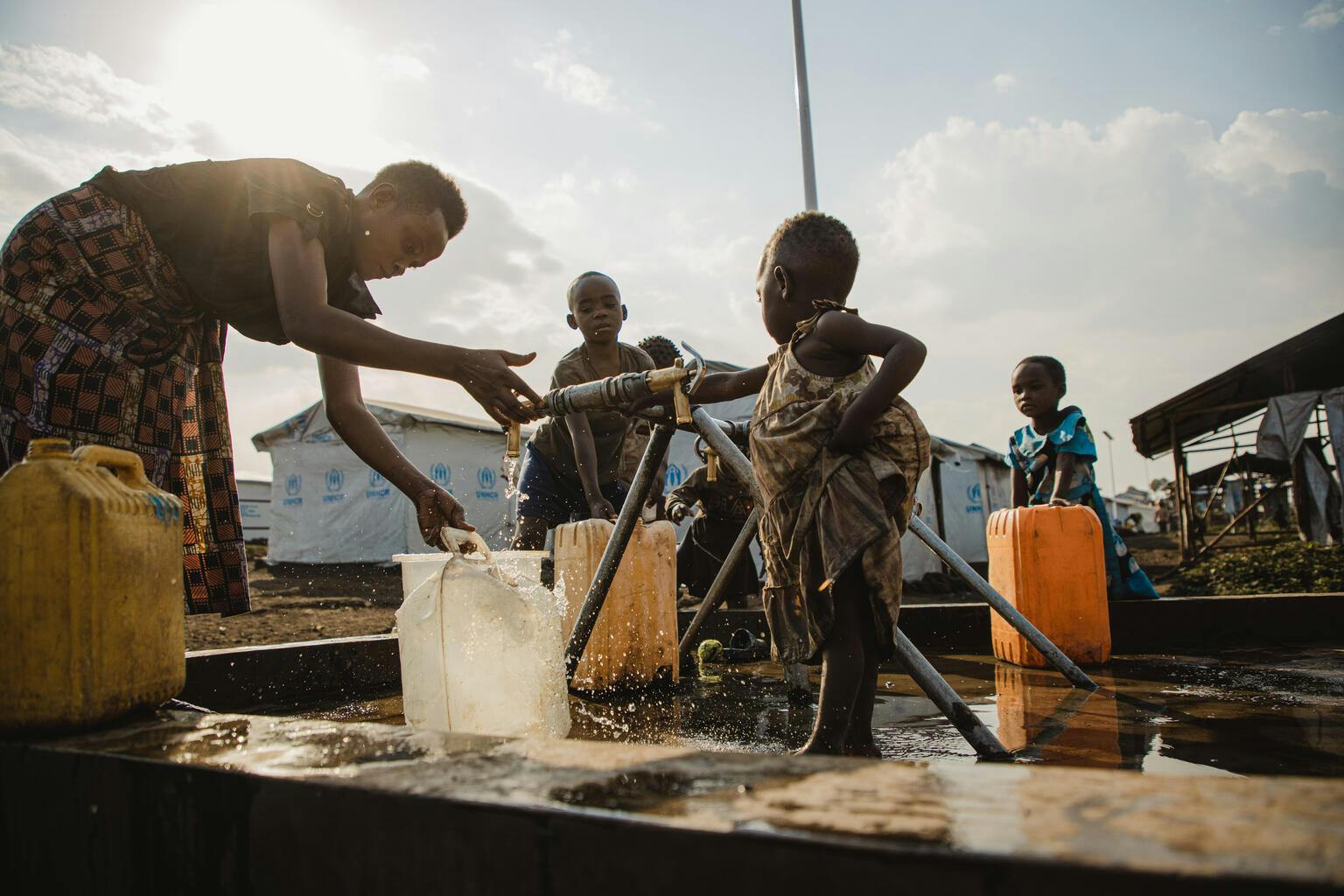 Safe water in Nyiragongo