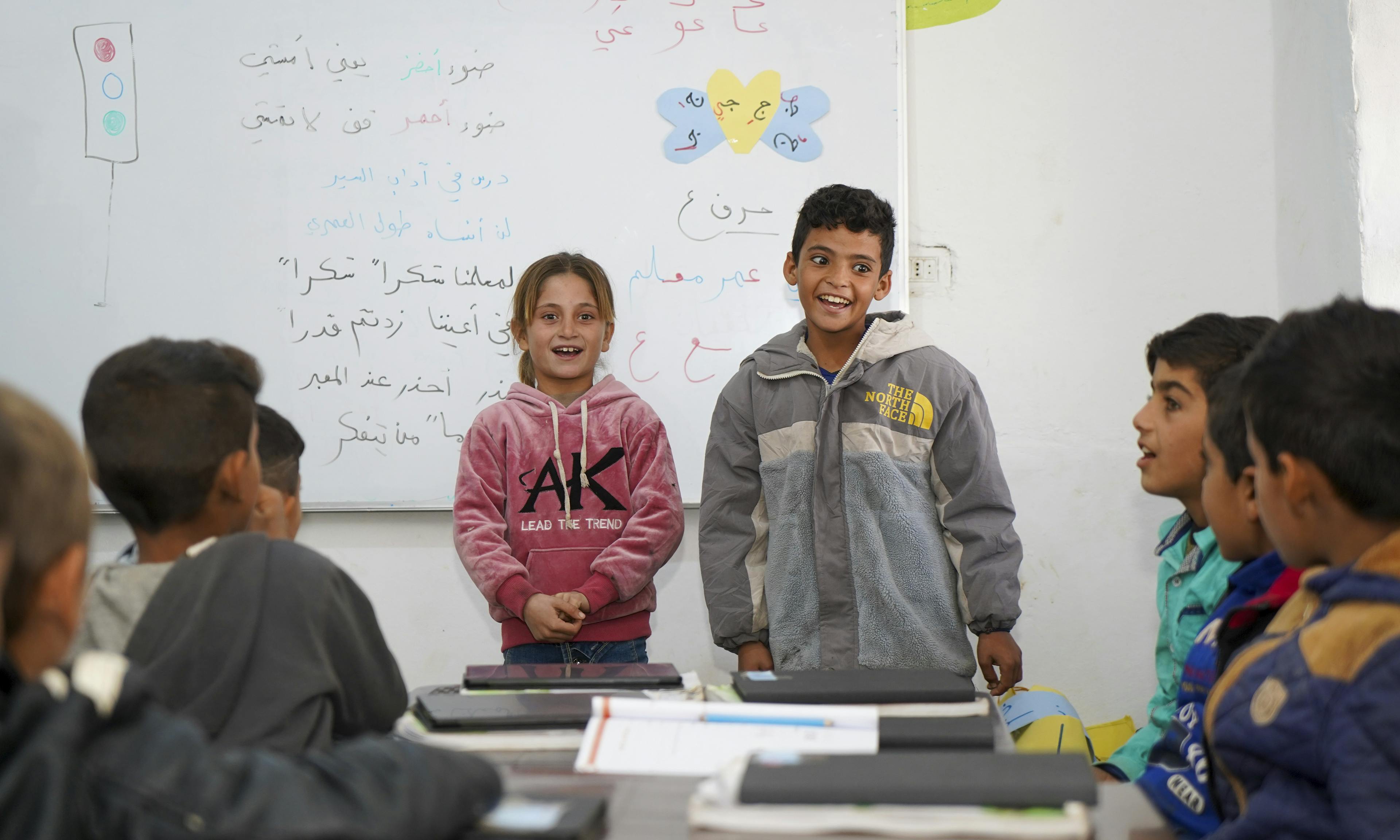 Hope and Resilience in Türkiye and Syria - kids get back to learning in classrooms