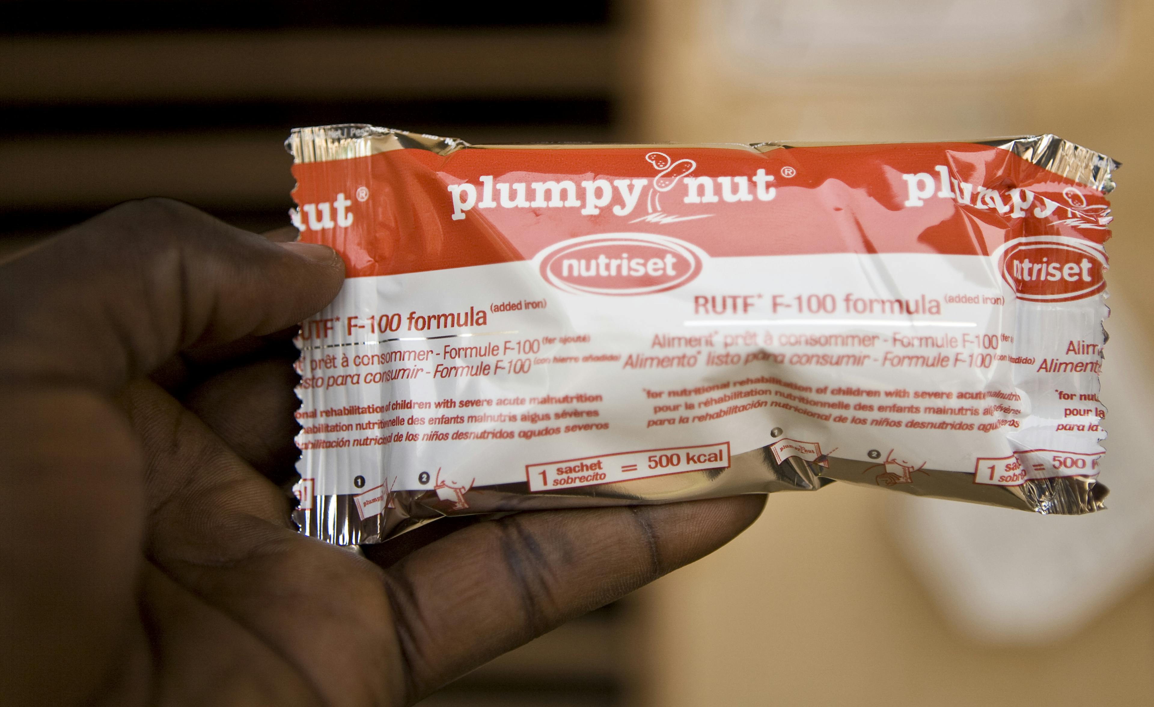 March 2012, the Health Center of Reference Konio, Plumpy'nut, nutritional paste that is given to malnourished children, Djenne, Mopti Region.