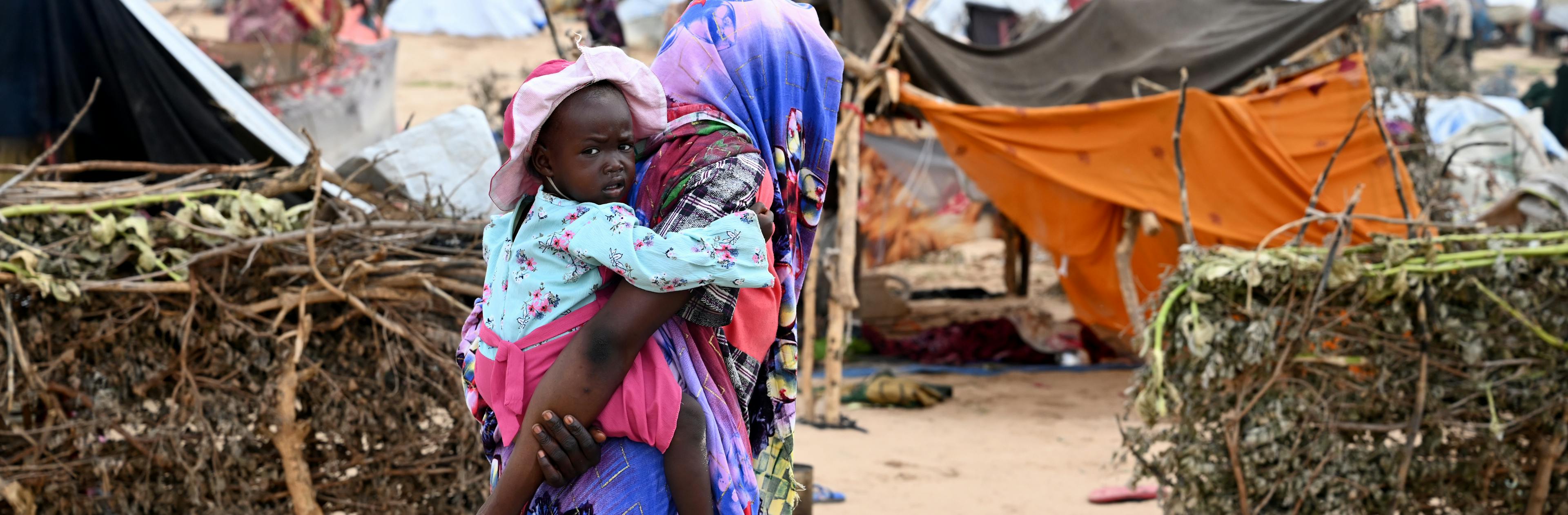 The refugee site of Adré, in the East of Chad, close to the border of Sudan.