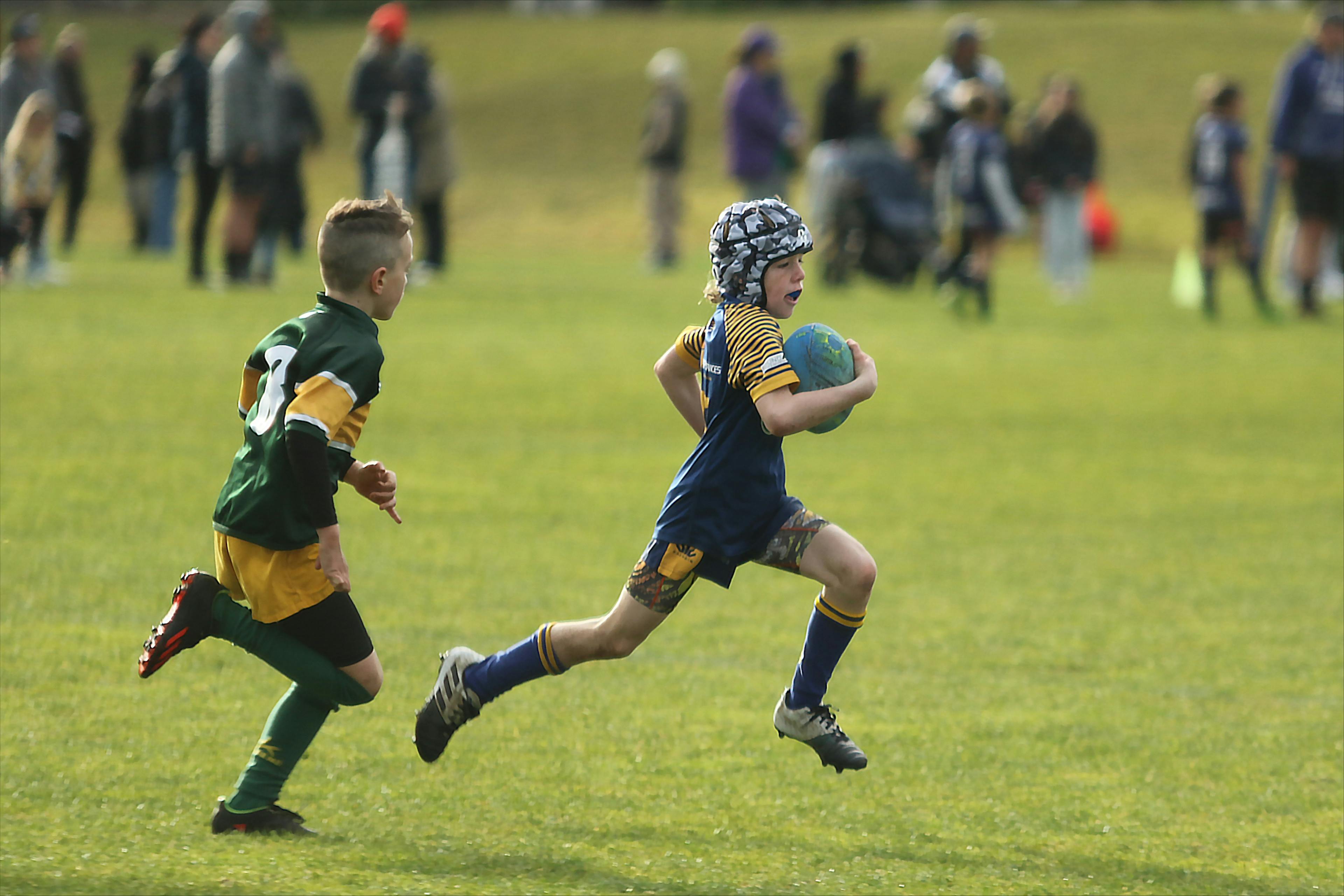 Kobe Jenkins taking part in the 2024 Beat Dan Carter Challenge