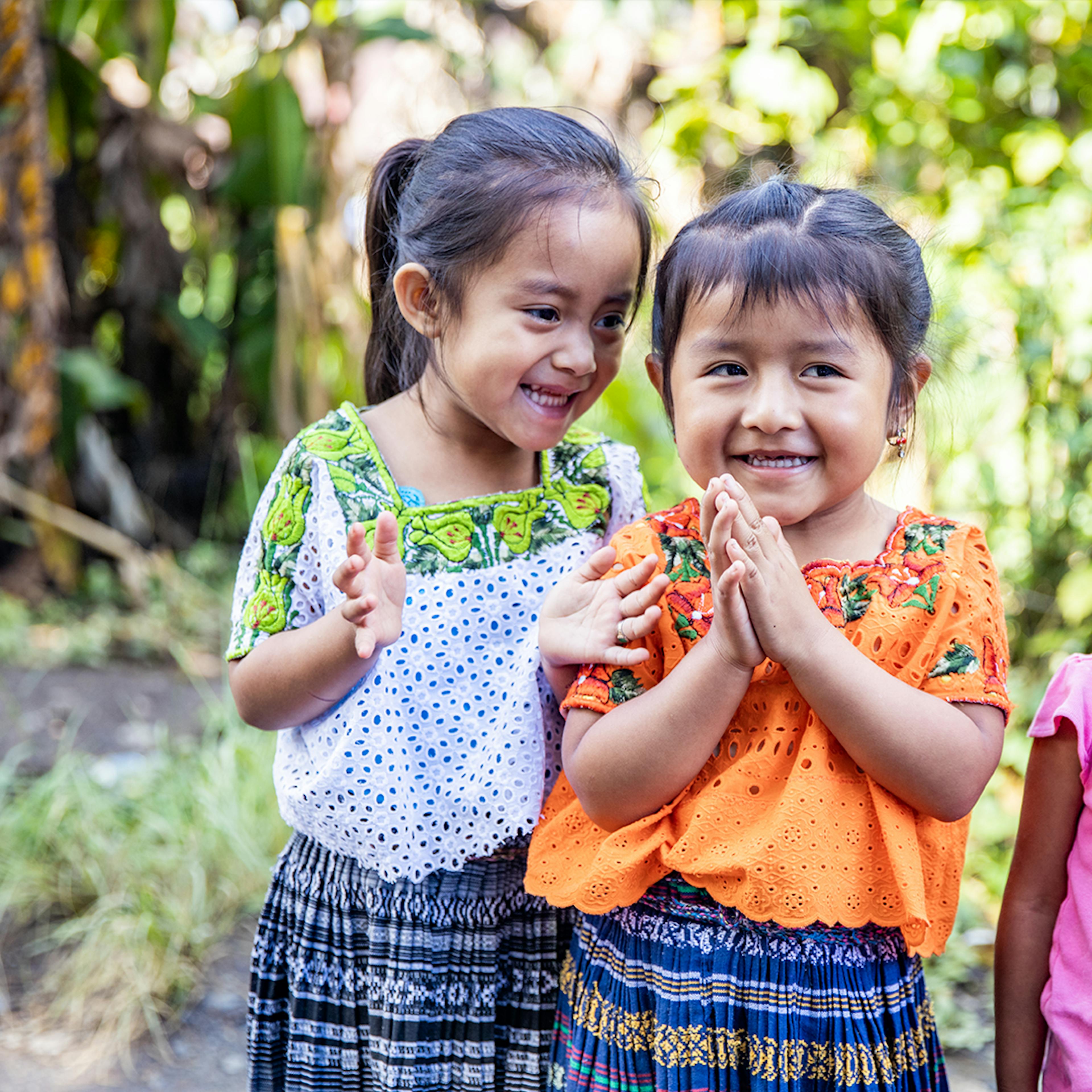 On October 22, 2021, children with their mothers participate in a workshop about early child development (ECD) organized by the Comprehensive Child Development Community Centre (CECODII), a UNICEF supported centre in Chirrepec, Alta Verapaz, Guatemala.