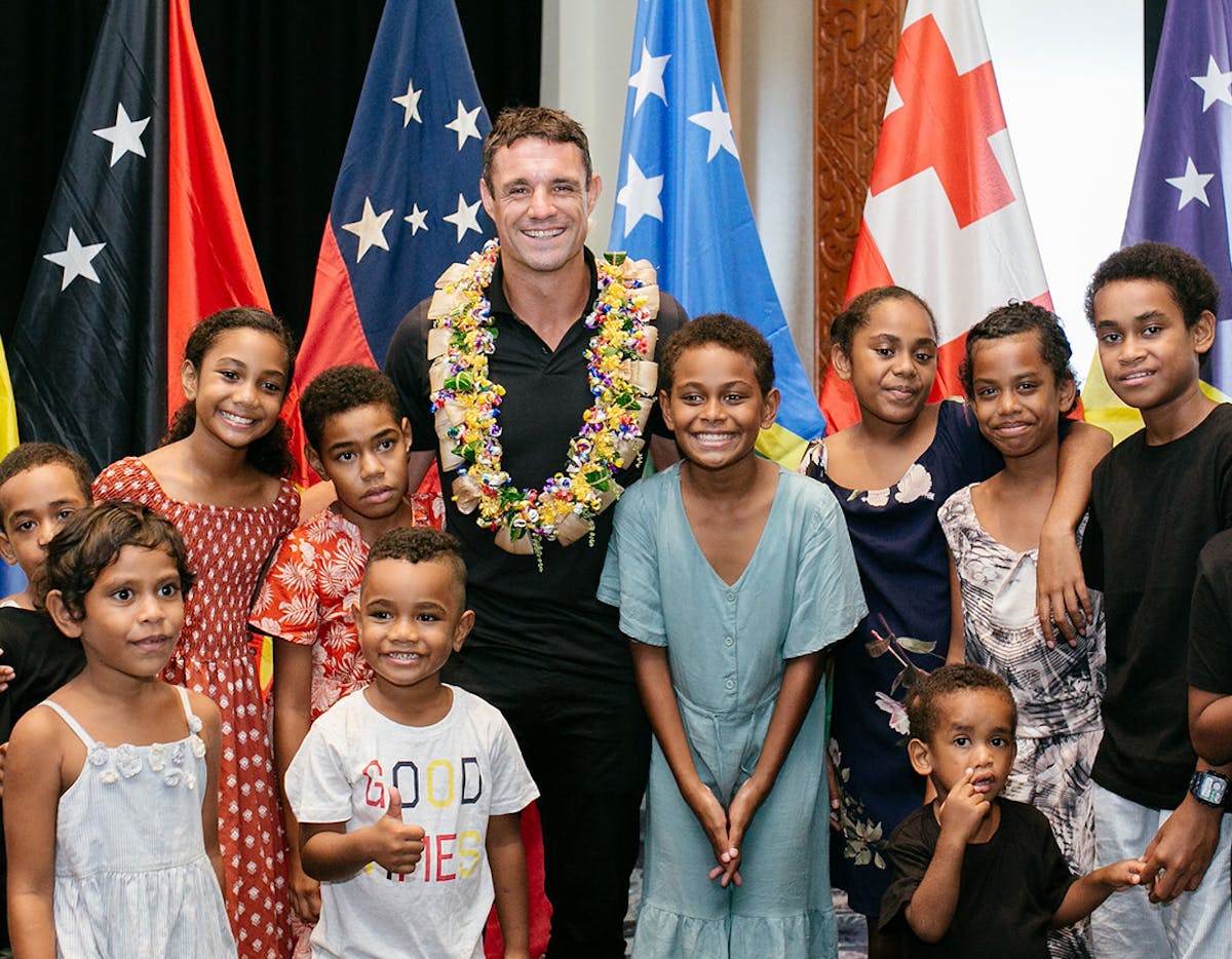 Dan Carter was a keynote speaker at the 2023 conference of the Pacific Regional Council for Early Childhood Development