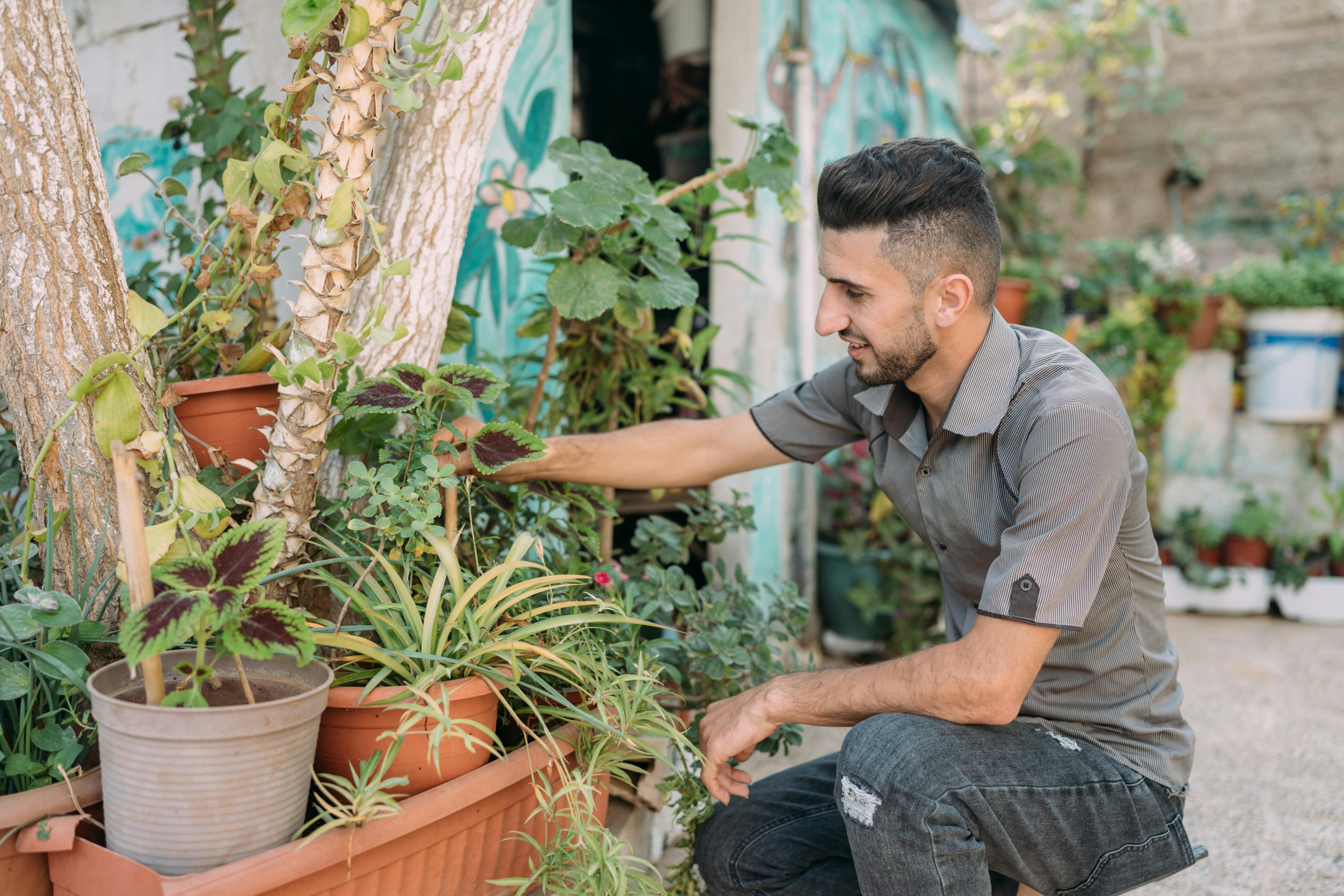 Ahmed from Jordan as part of the first UNICEF-supported SAWN project