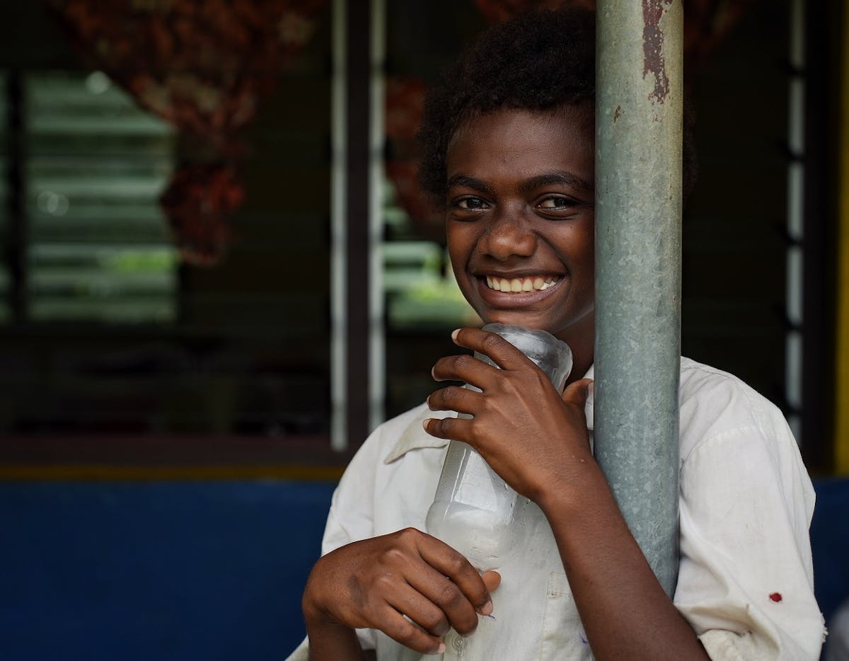 Corporate Partnerships- The UNICEF Aotearoa team travelled to remote villages in Vanuatu to see the WASH programmes in action.